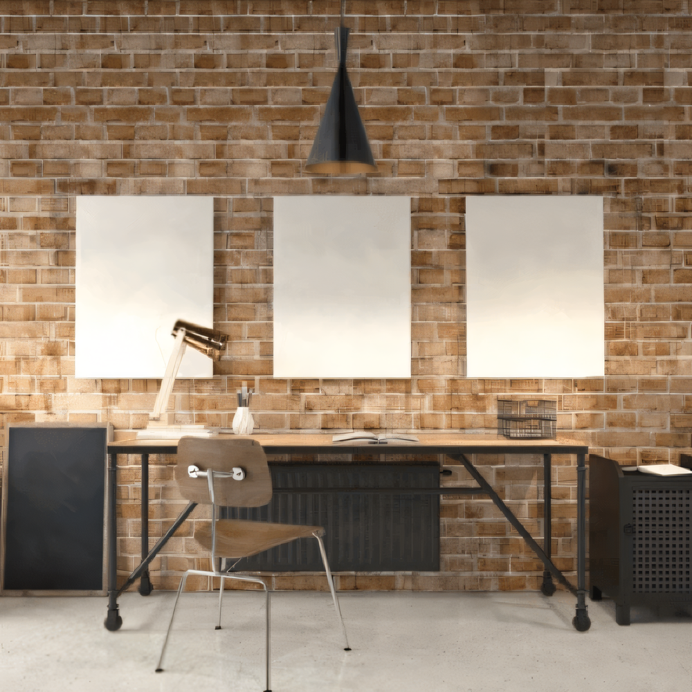 Rustic metal cone-shaped hanging light with a warm, soothing ambiance