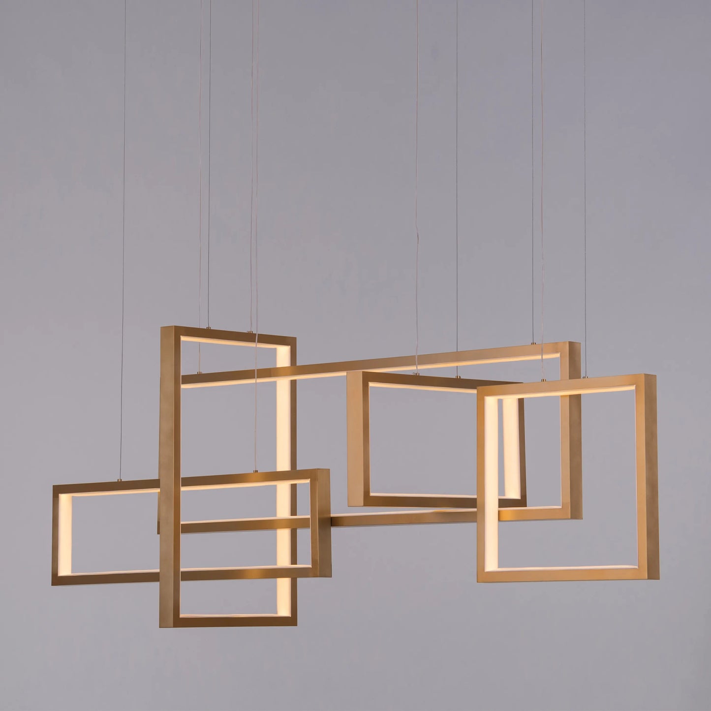 Three Day Weekend Chandelier in gold finish