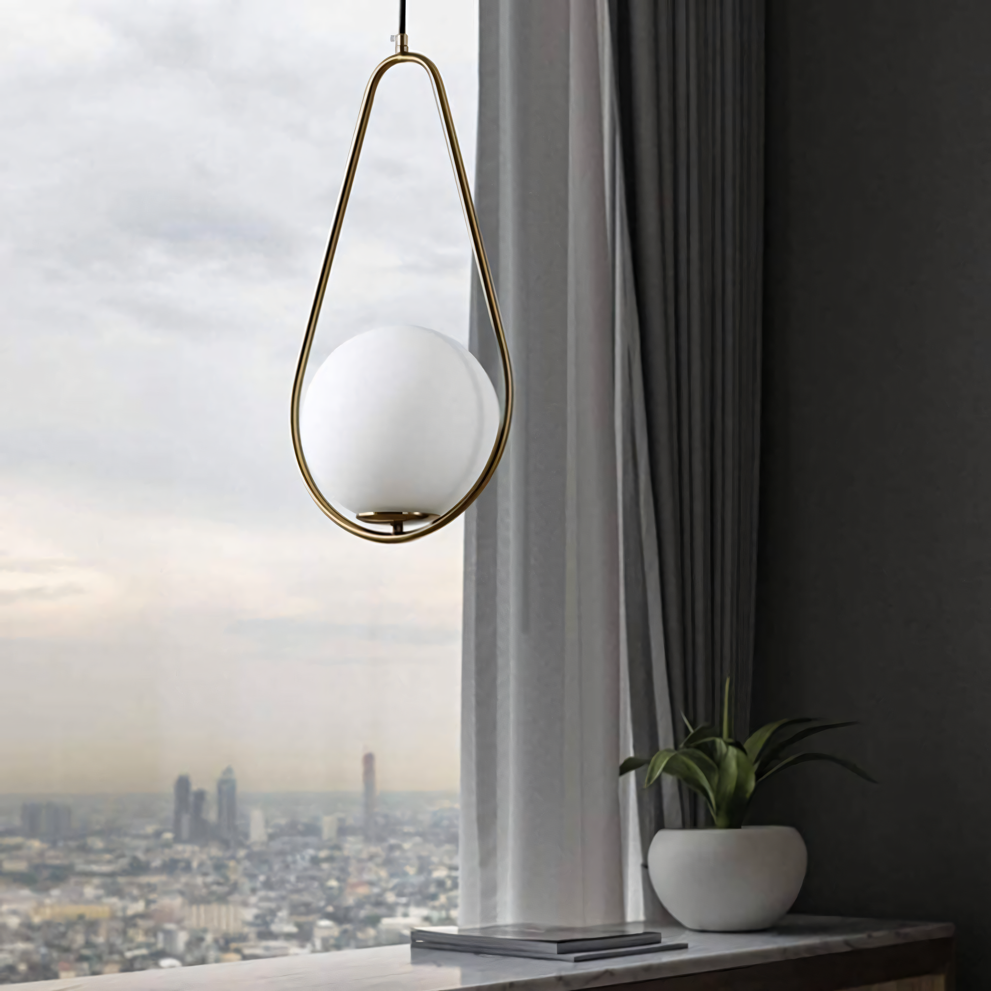 Captivating Crystal and LED Chandelier Design