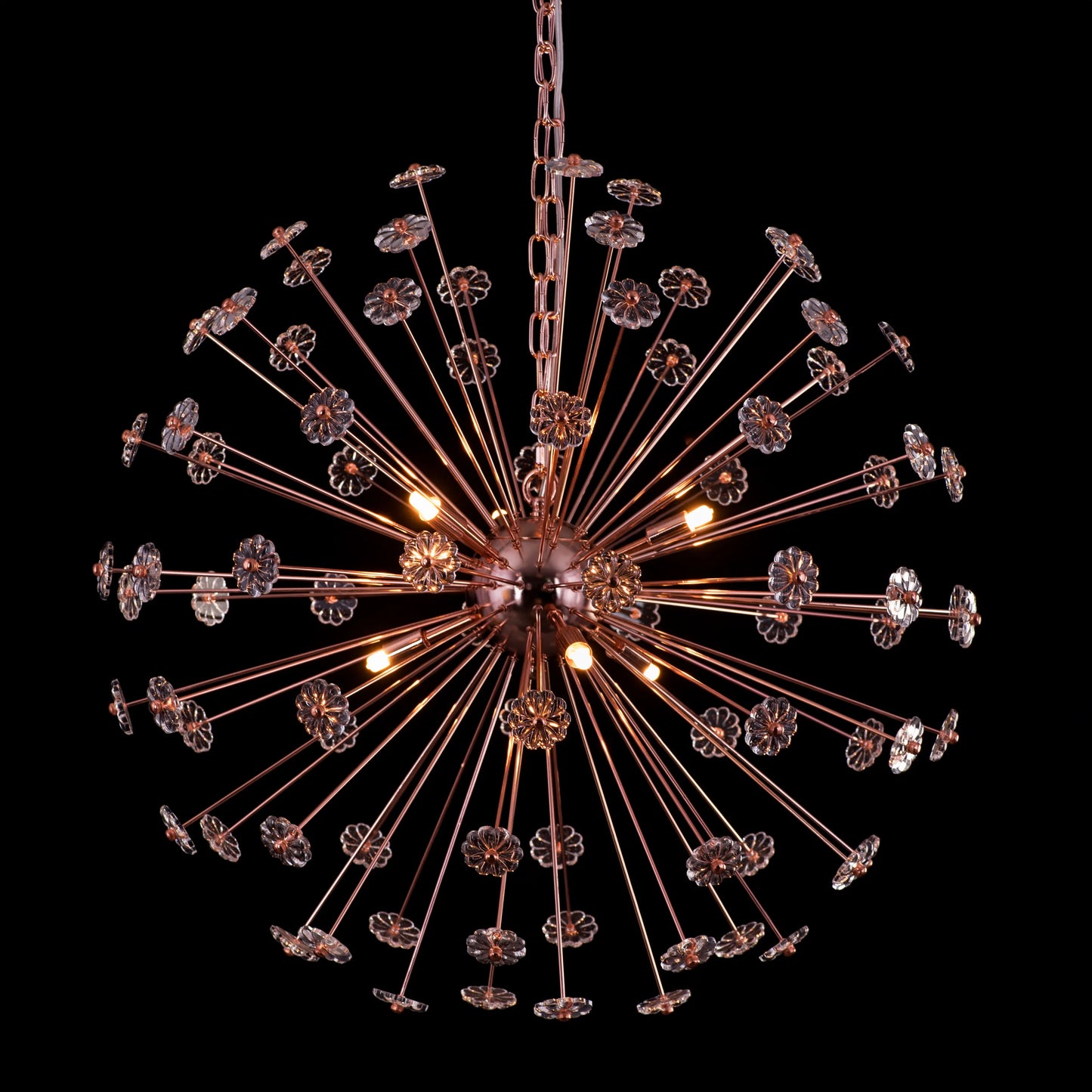 Flower Power Crystal Chandelier