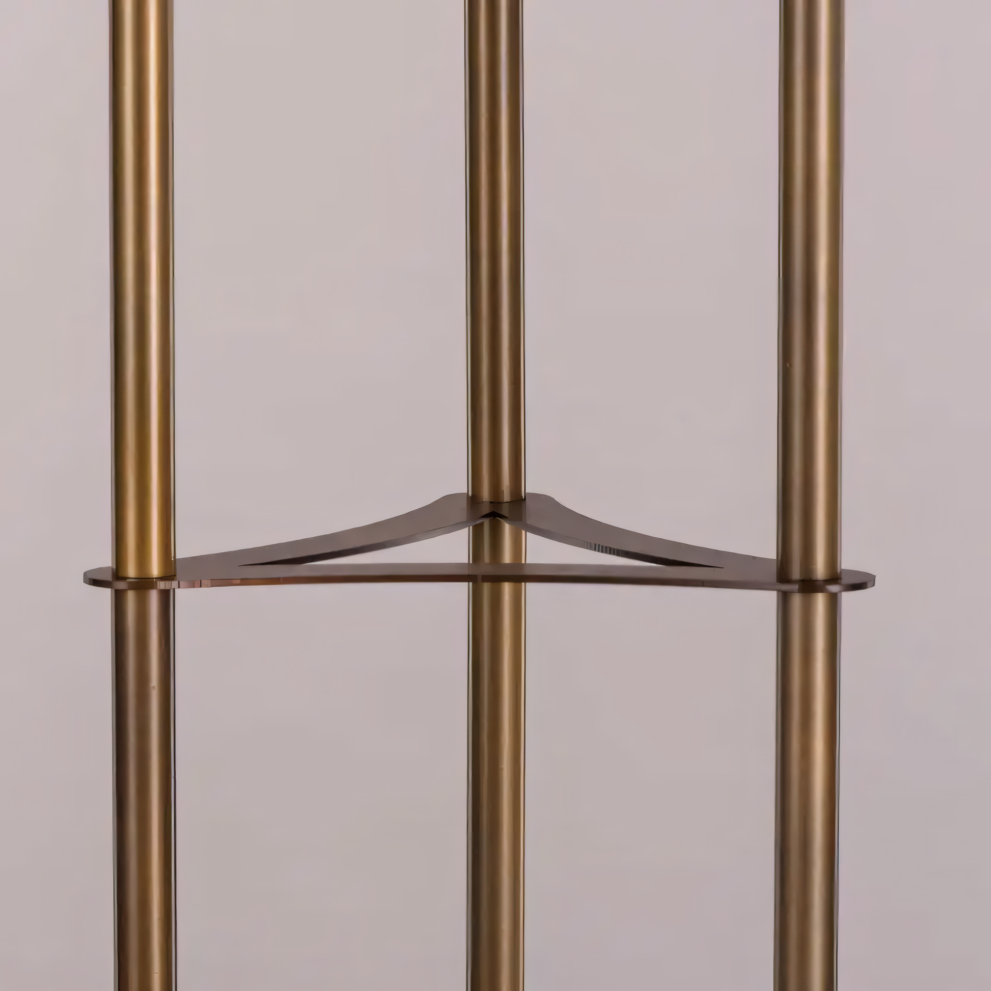 Elegant old world-inspired floor lamp in modern living room