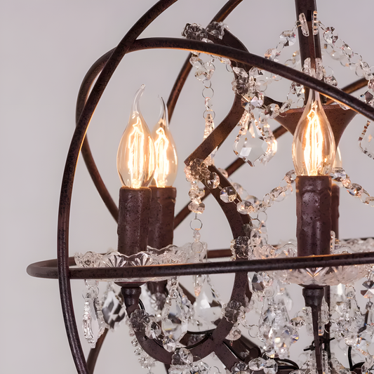 Moonlight Rendezvous (Antique Rust Finish) Floor Lamp