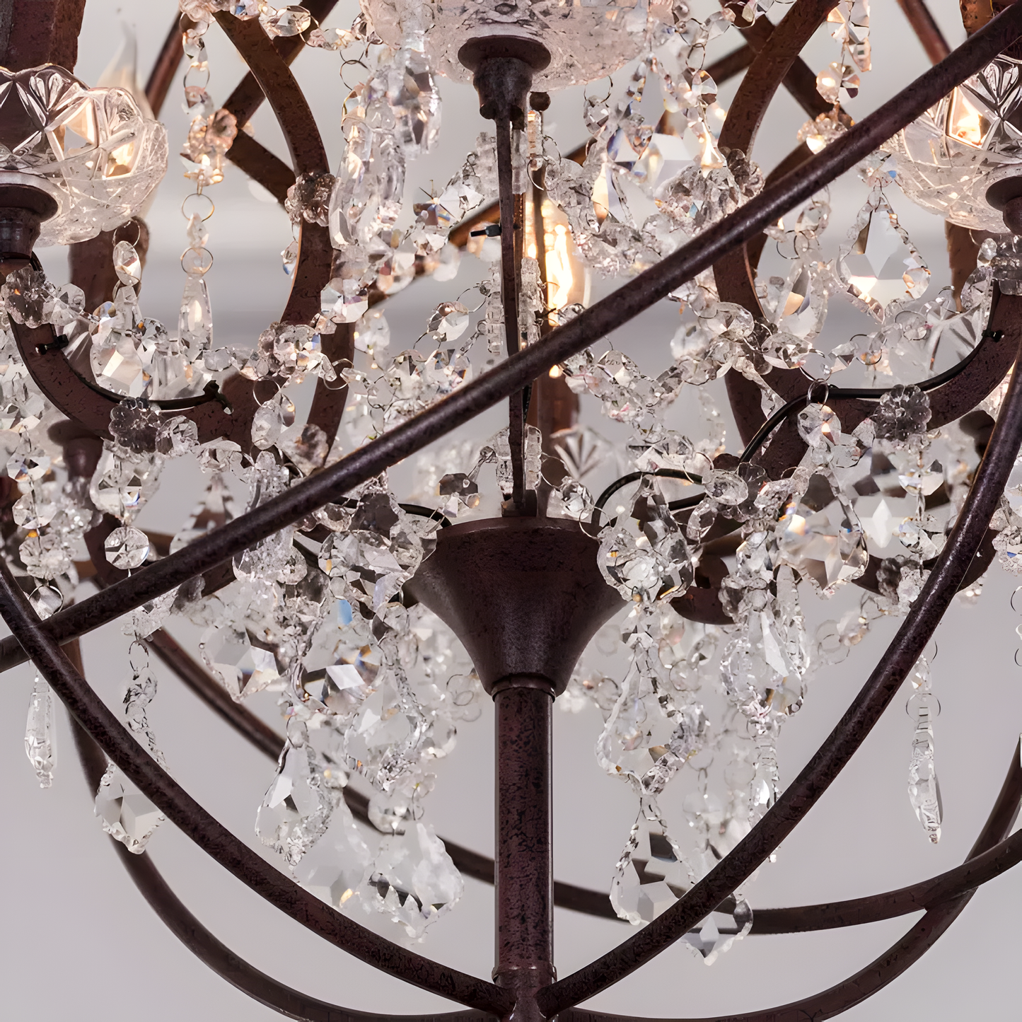 Moonlight Rendezvous (Antique Rust Finish) Floor Lamp