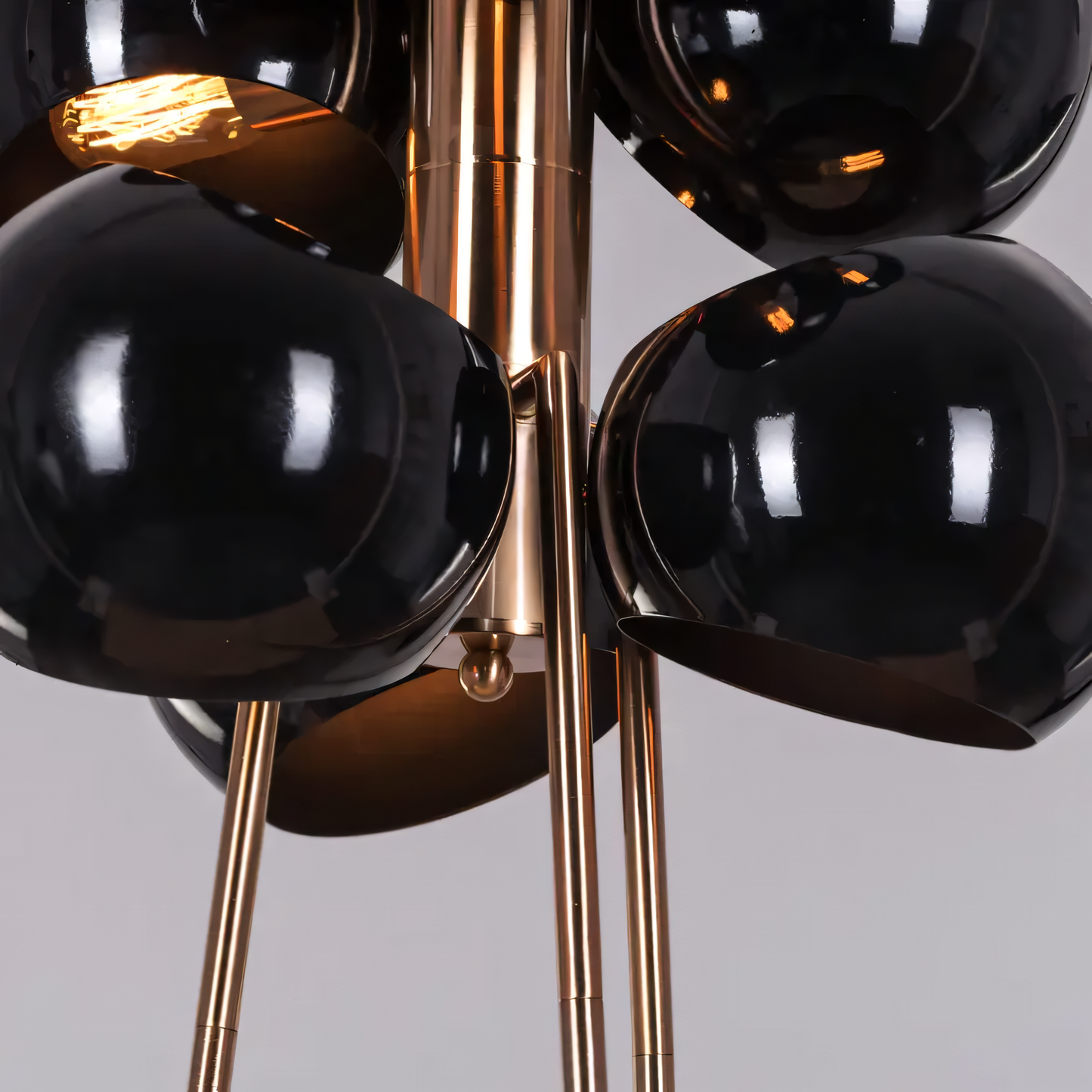 Greek To Me (Black Shade) Floor Lamp