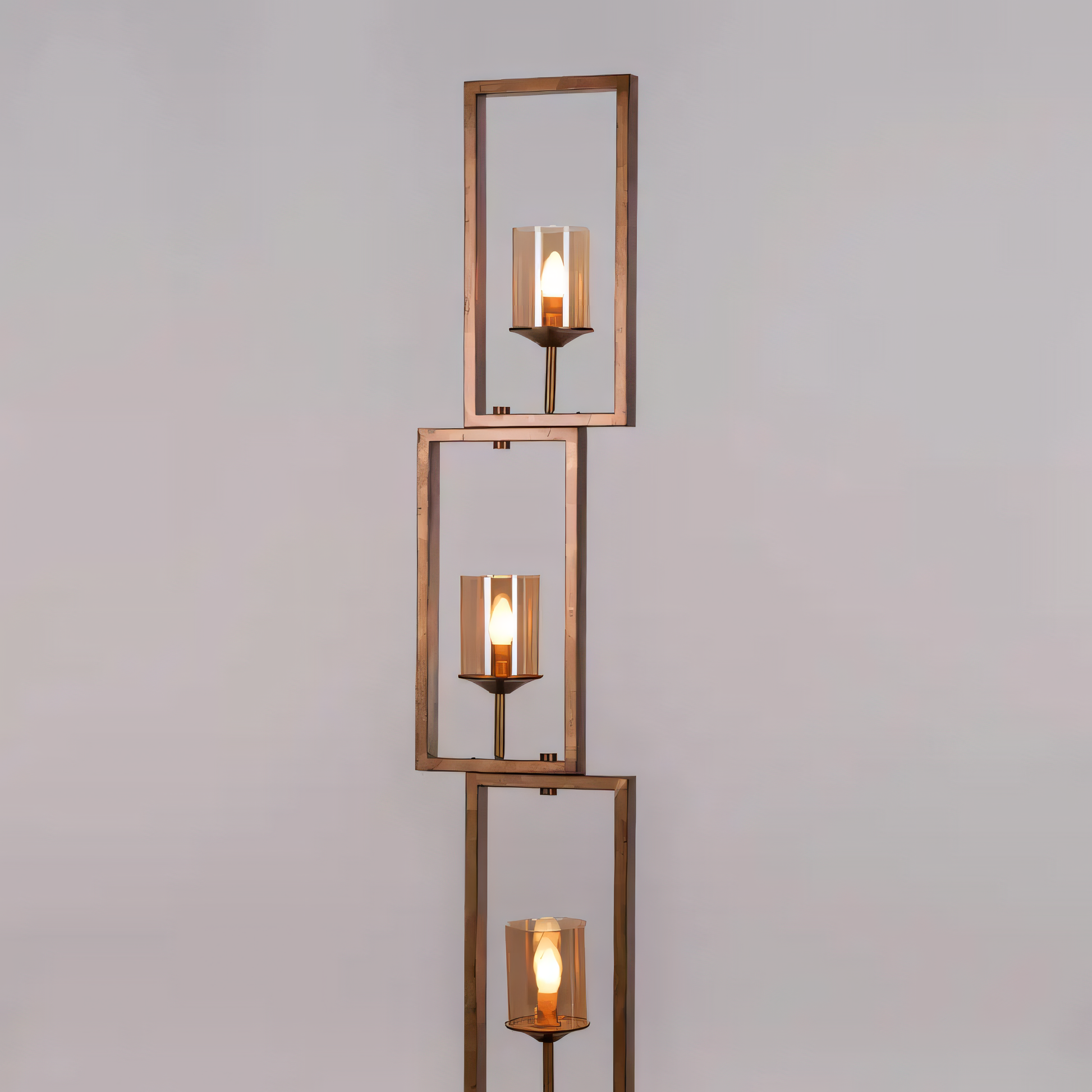 Designer floor lamp for creating a cozy ambiance