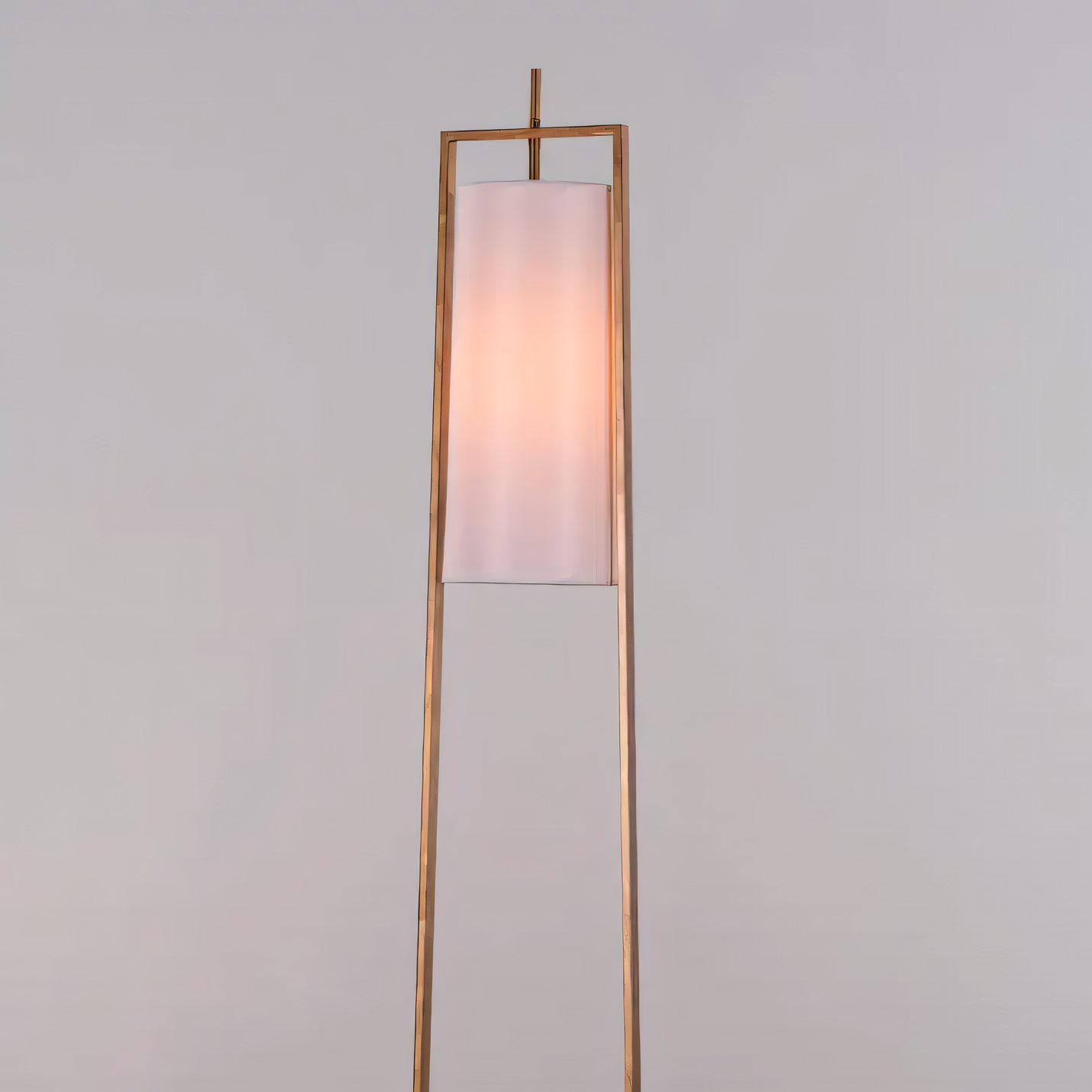 Sophisticated and Inviting Antique-Gold Floor Lamp