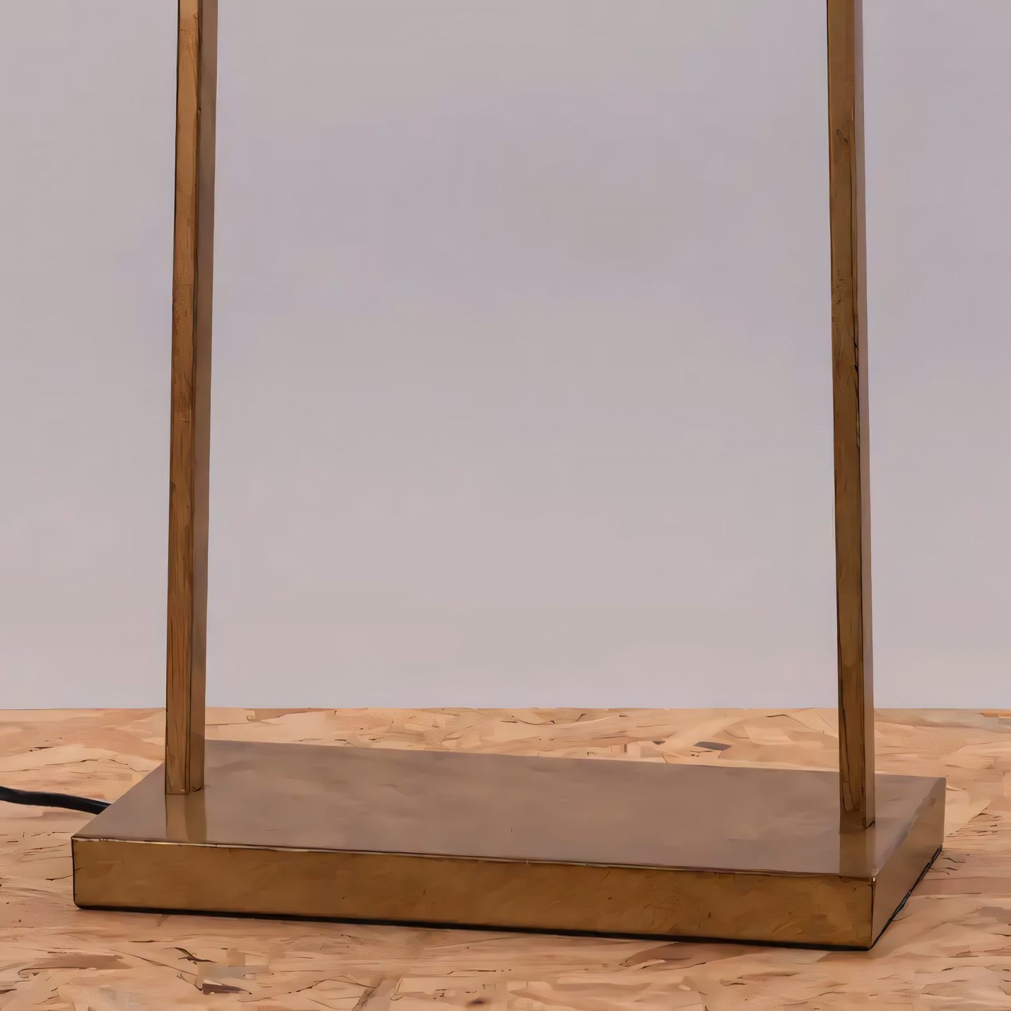 Versatile Antique-Gold Floor Lamp for Modern and Traditional Decor