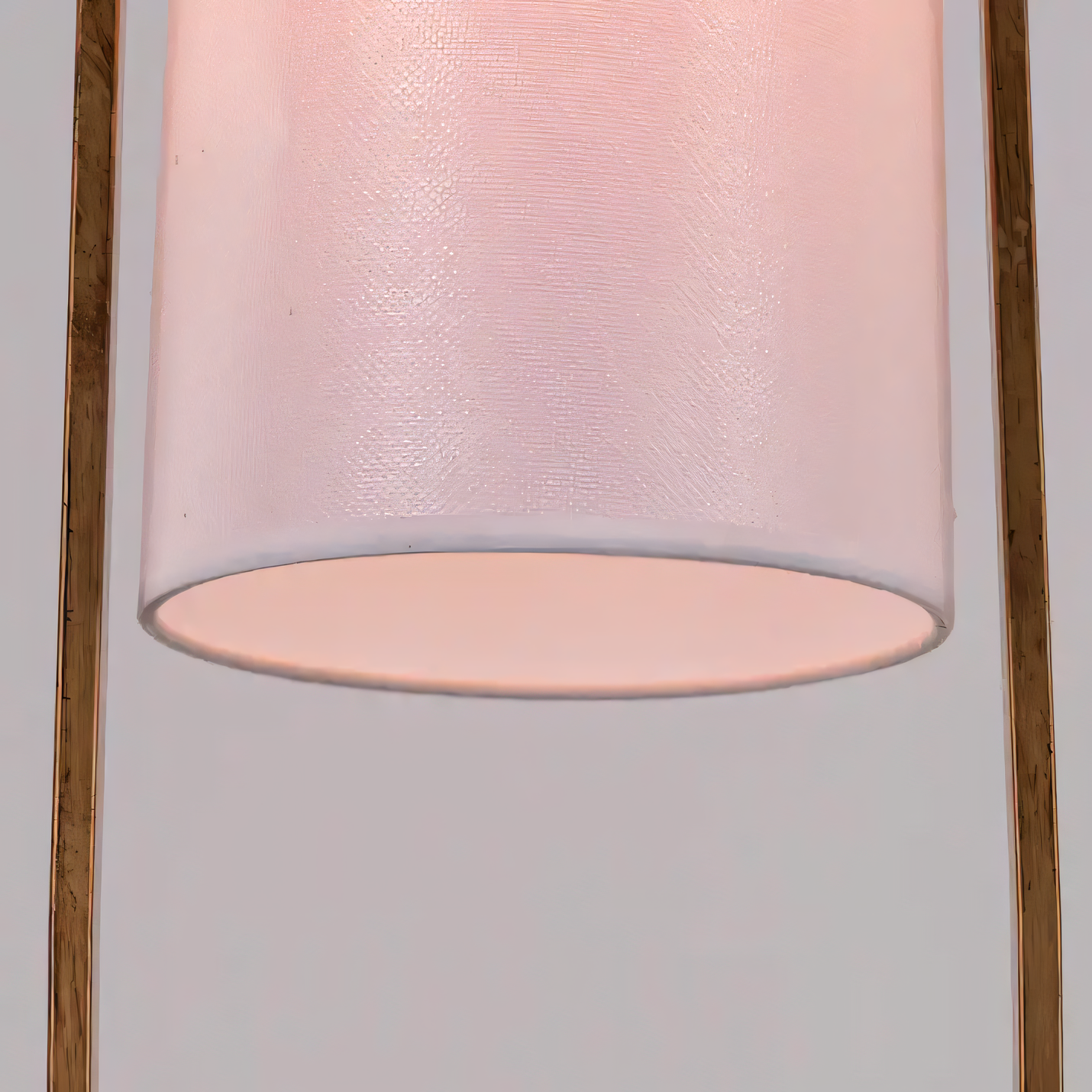 Inviting and Warm Antique-Gold Floor Lamp for Relaxation