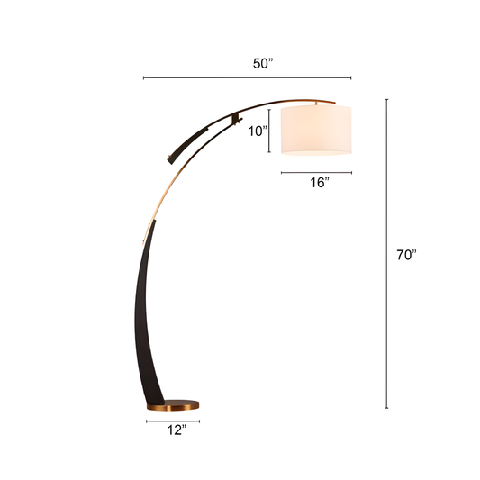 Sleek and sophisticated floor lamp for home decor