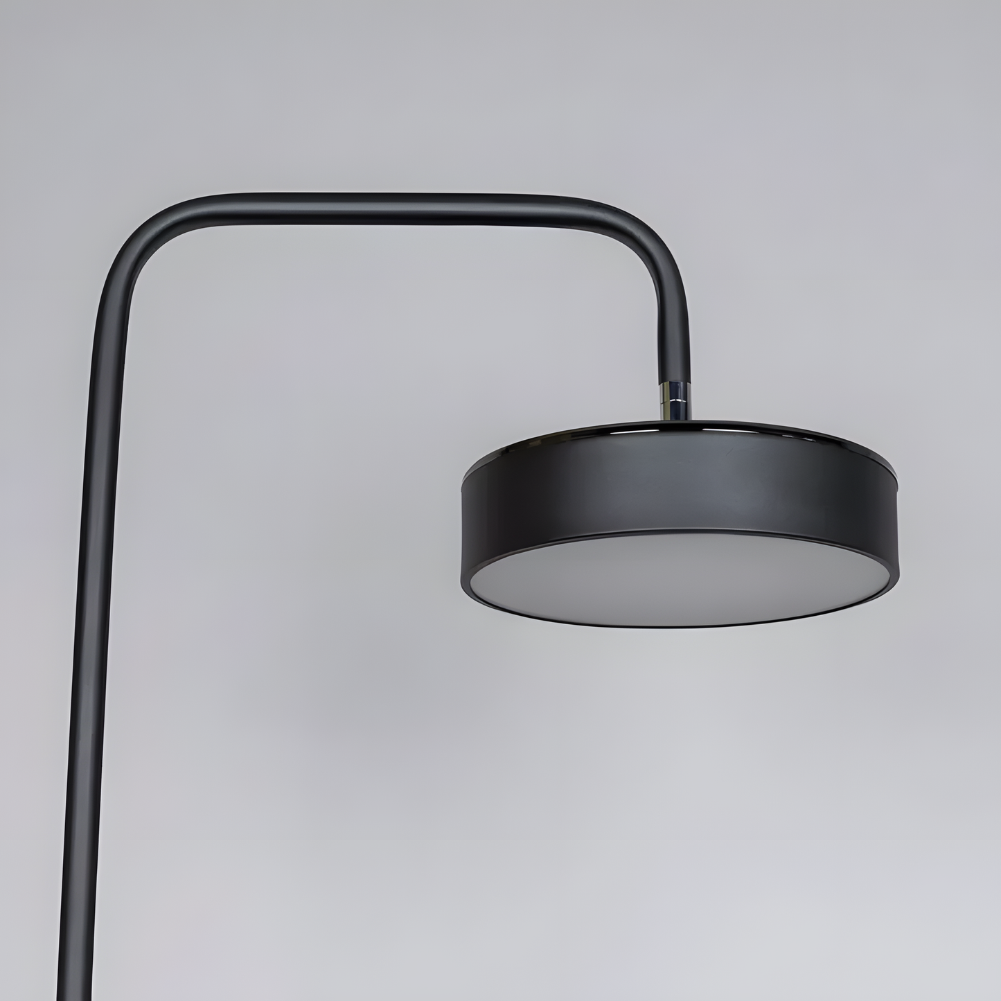 Sleek metal frame and luxurious marble base