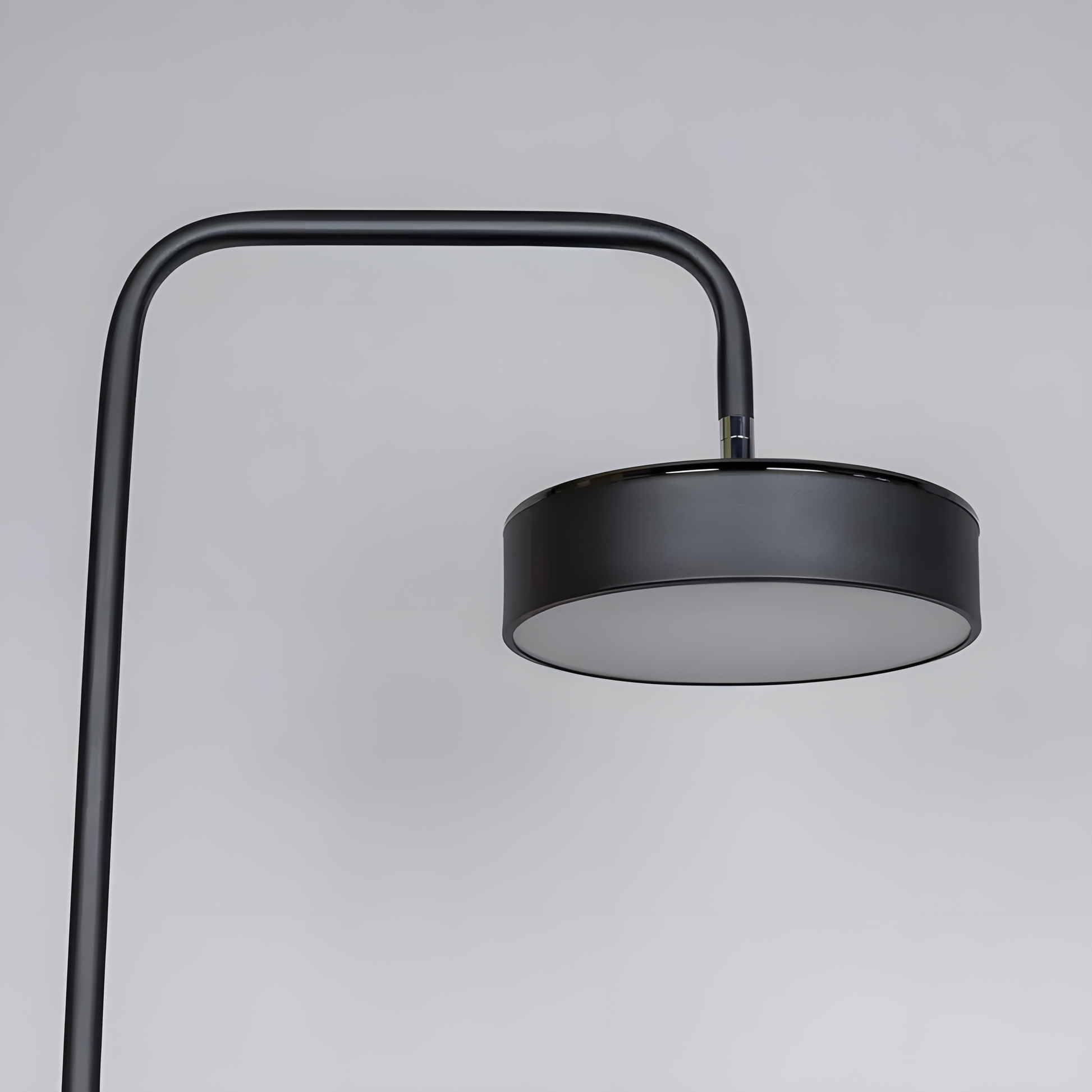 Sleek metal frame and luxurious marble base