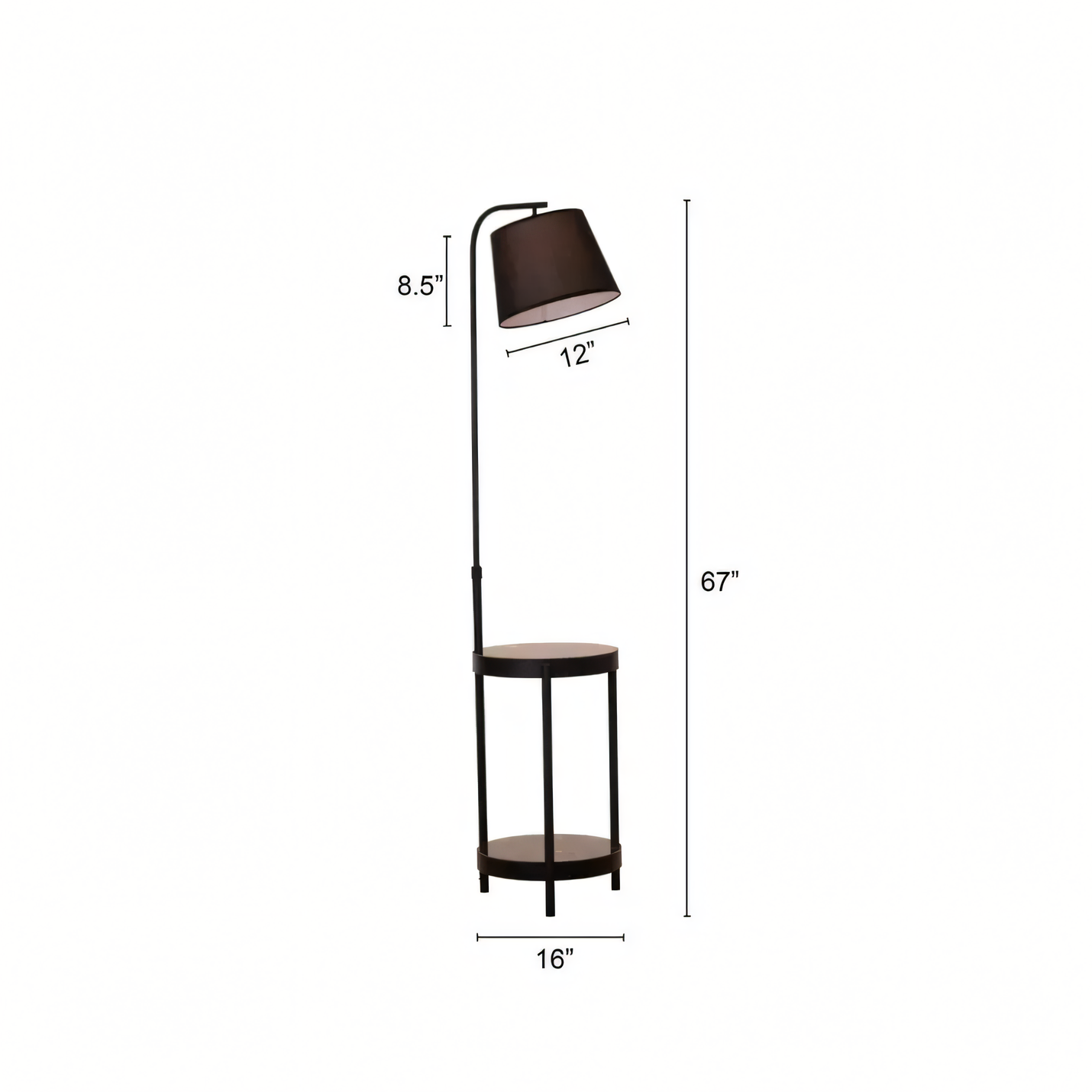 Modern Black Floor Lamp