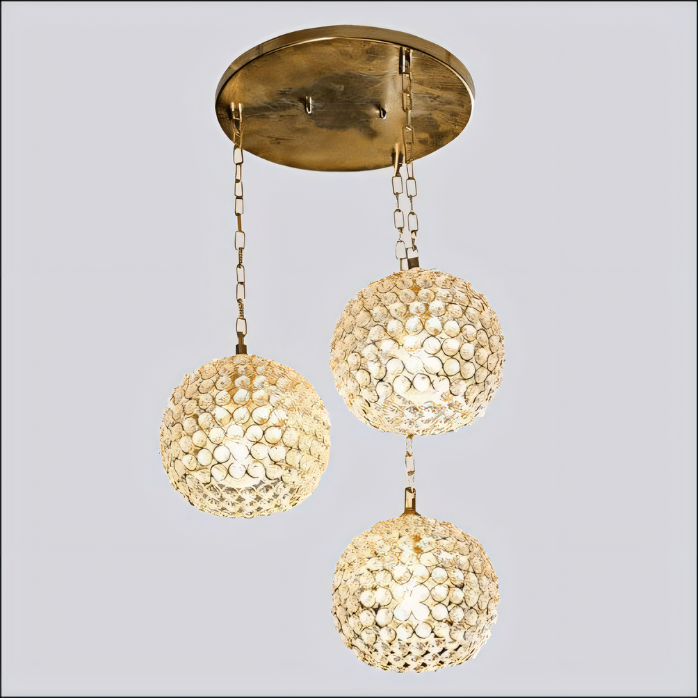 Captivating chandelier that casts a mesmerizing play of light and shadow