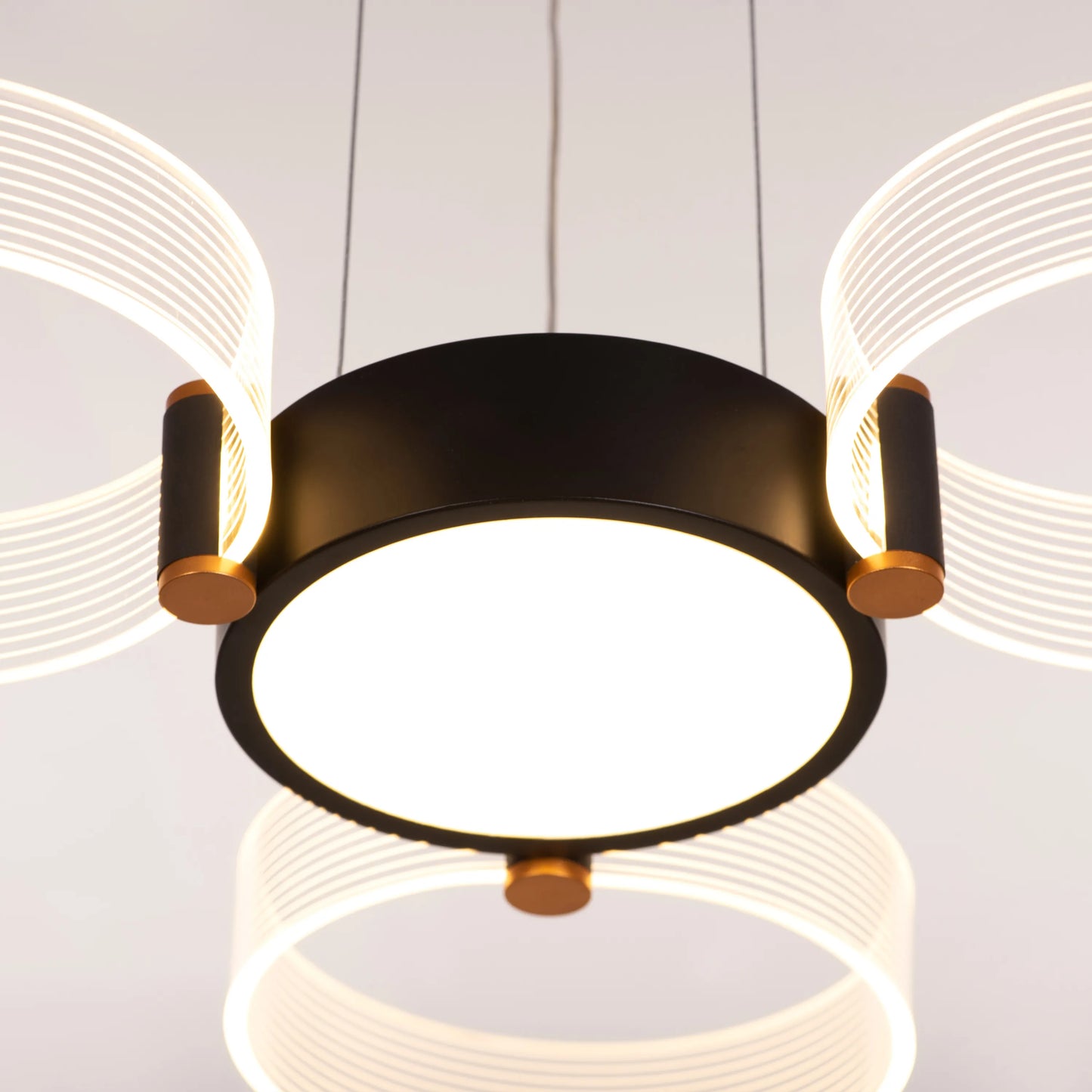 Meet And Greet (Small, 3 Head, Dimmable LED with Remote Control) Chandelier