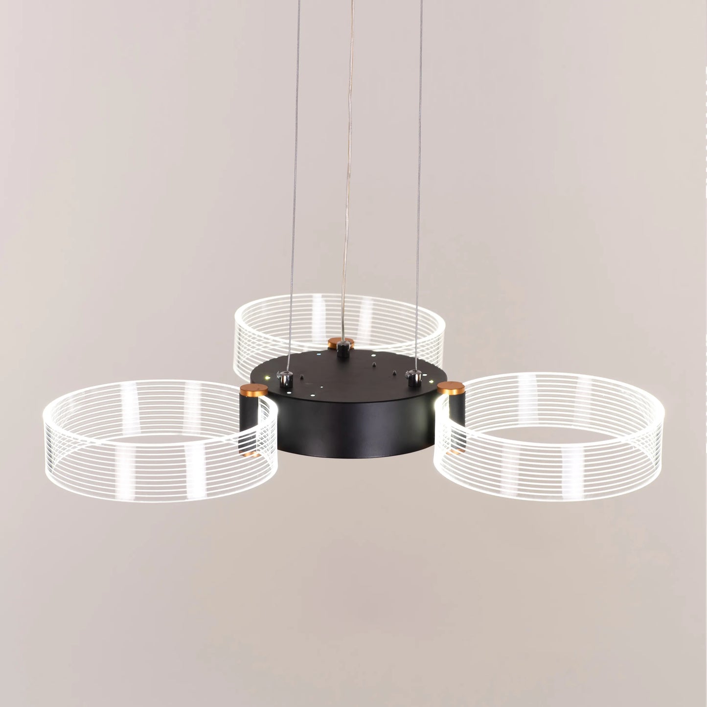 Meet And Greet (Small, 3 Head, Dimmable LED with Remote Control) Chandelier