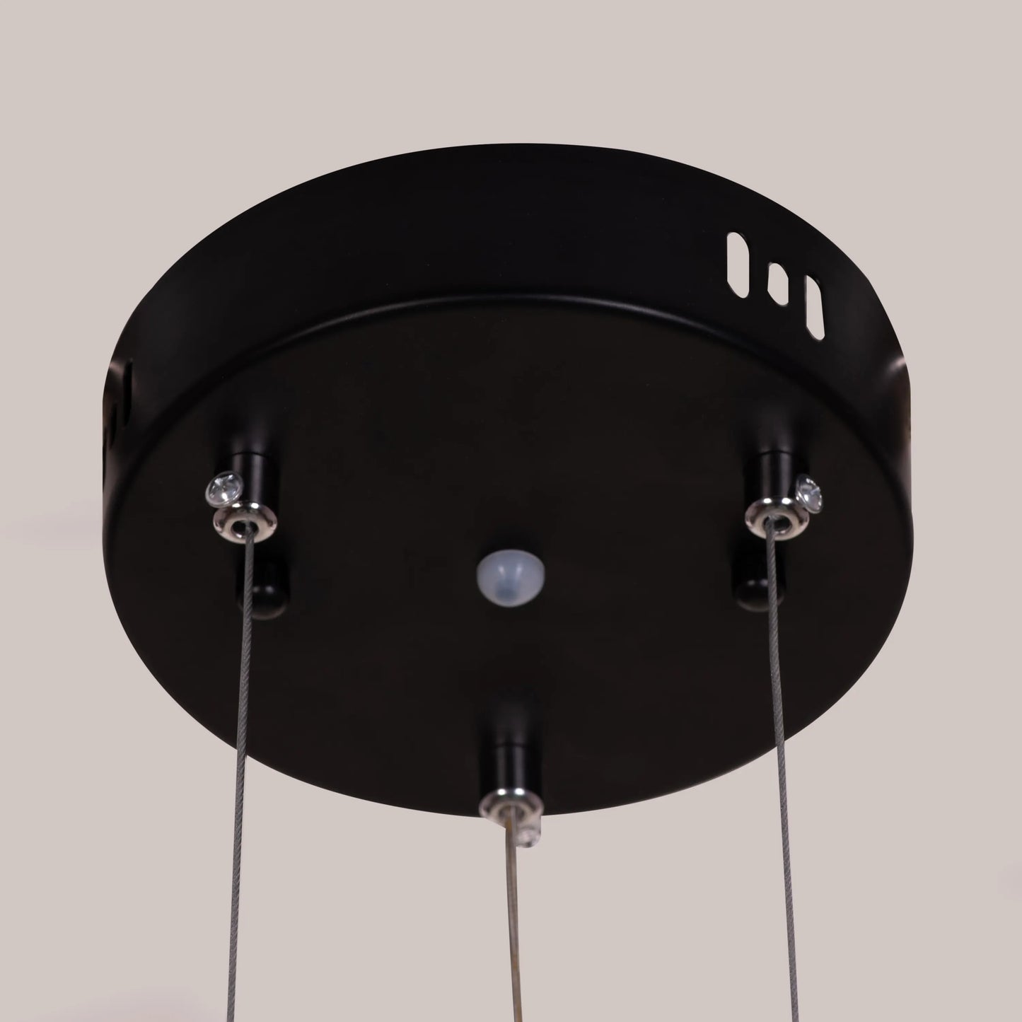 Meet And Greet small chandelier with 3 dimmable LED heads and remote control