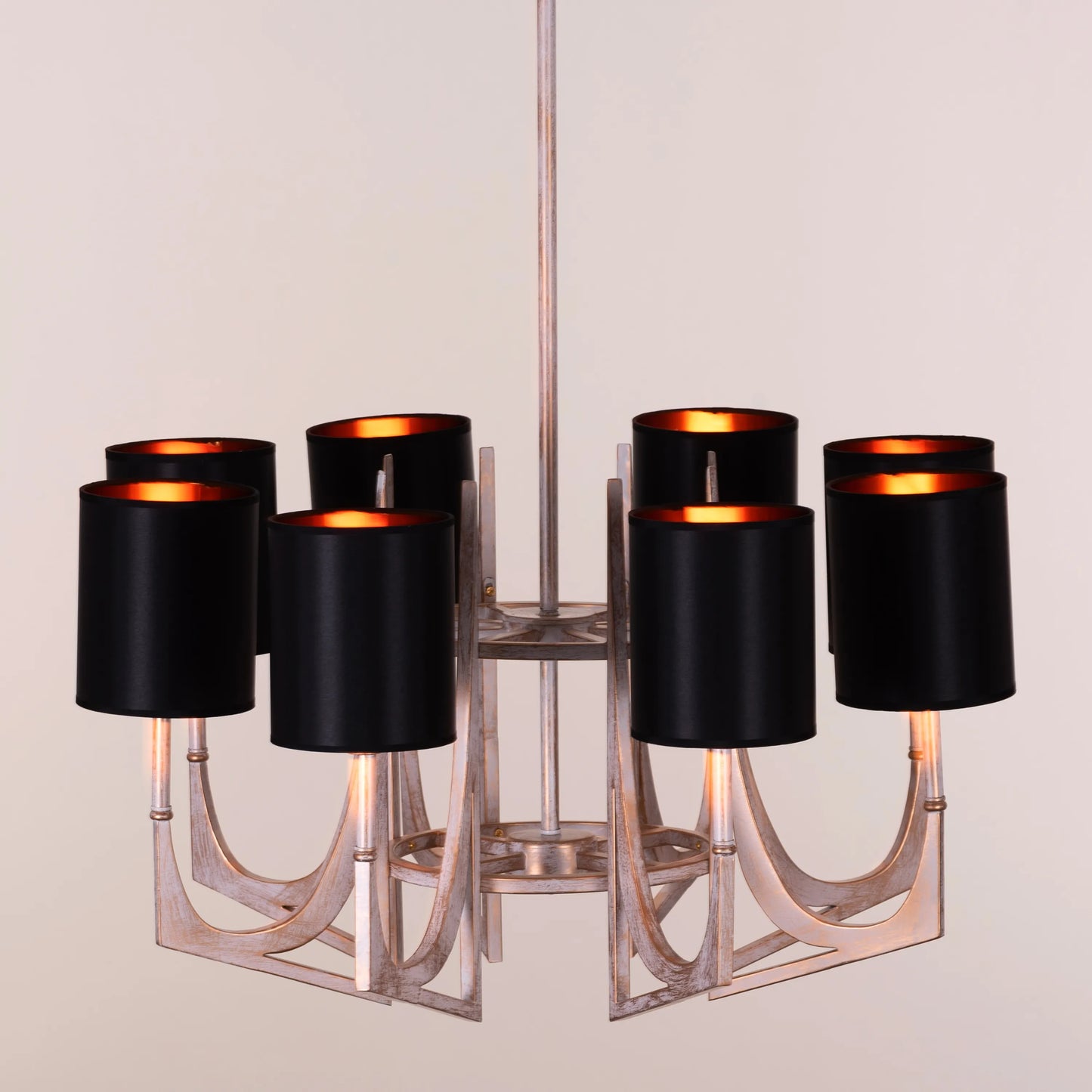 Calm In Chaos (Large, Vintage Gold, Black) Chandelier