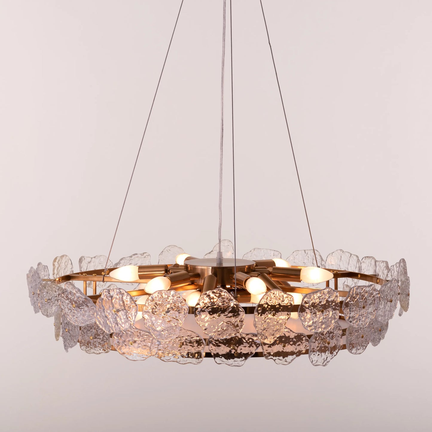 Run This Town (Large, Gold) Crystal Chandelier