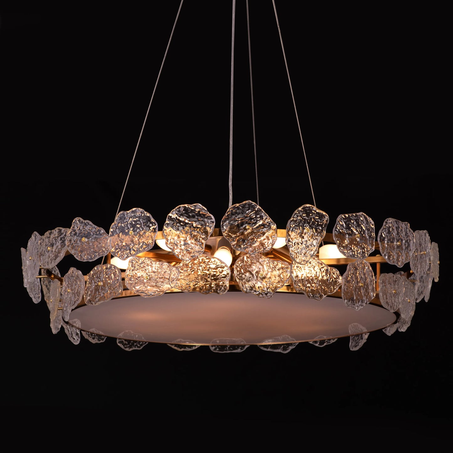 Run This Town (Large, Gold) Crystal Chandelier