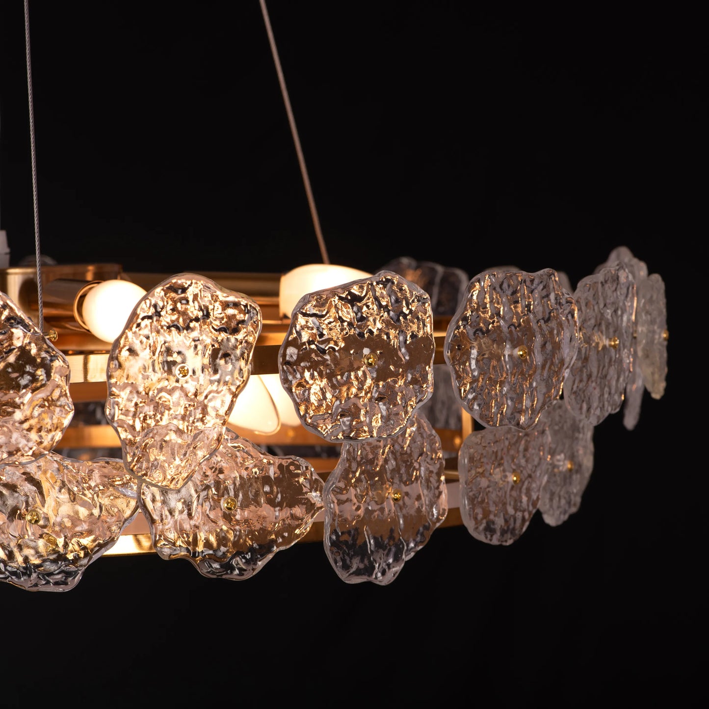 Run This Town (Large, Gold) Crystal Chandelier
