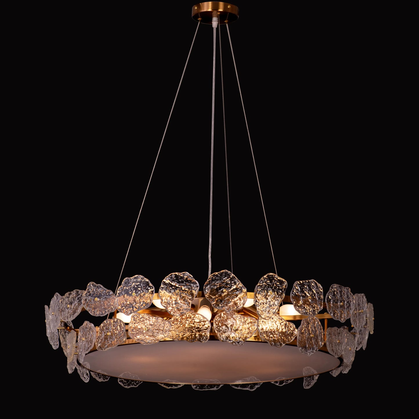 Run This Town (Large, Gold) Crystal Chandelier