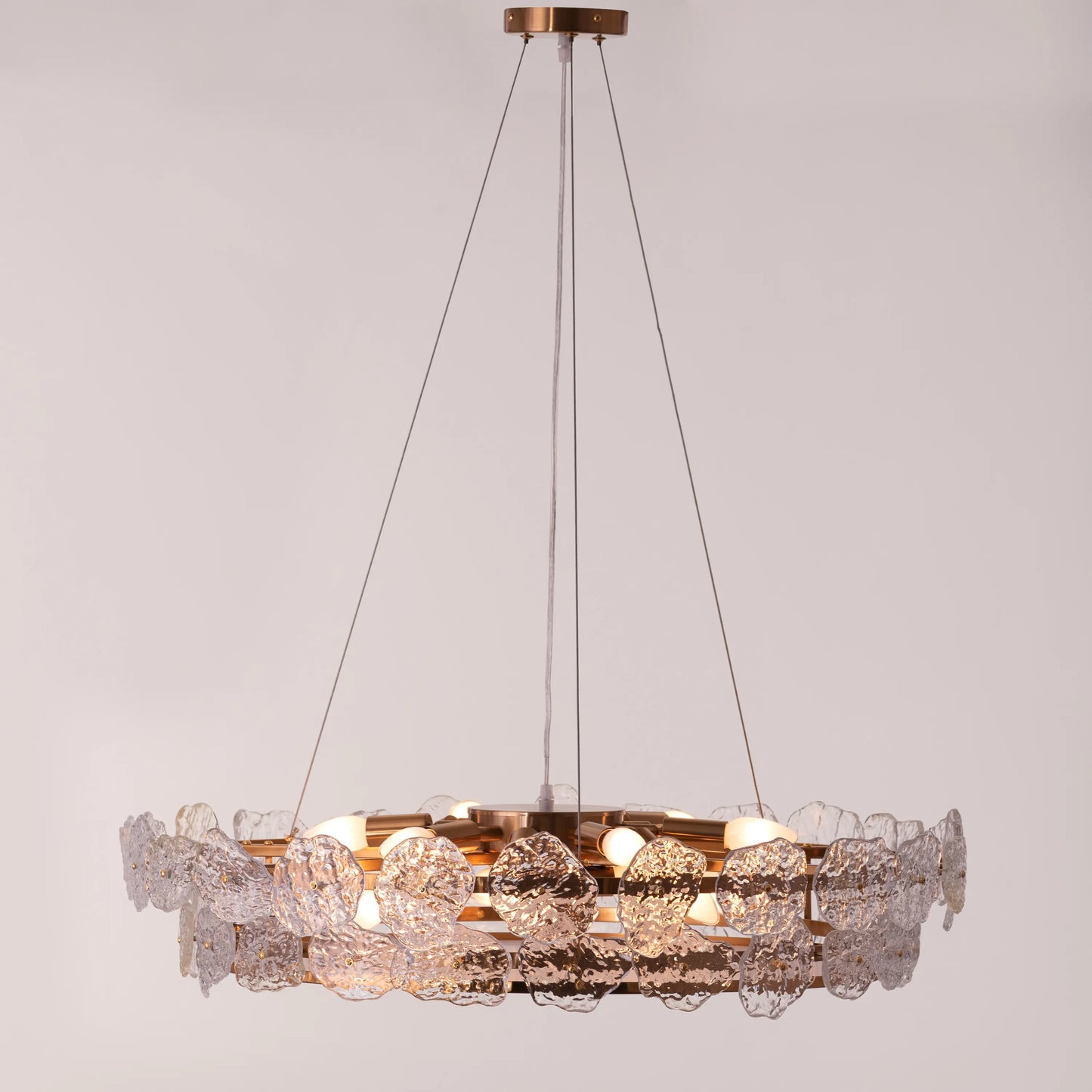 Run This Town (Large, Gold) Crystal Chandelier