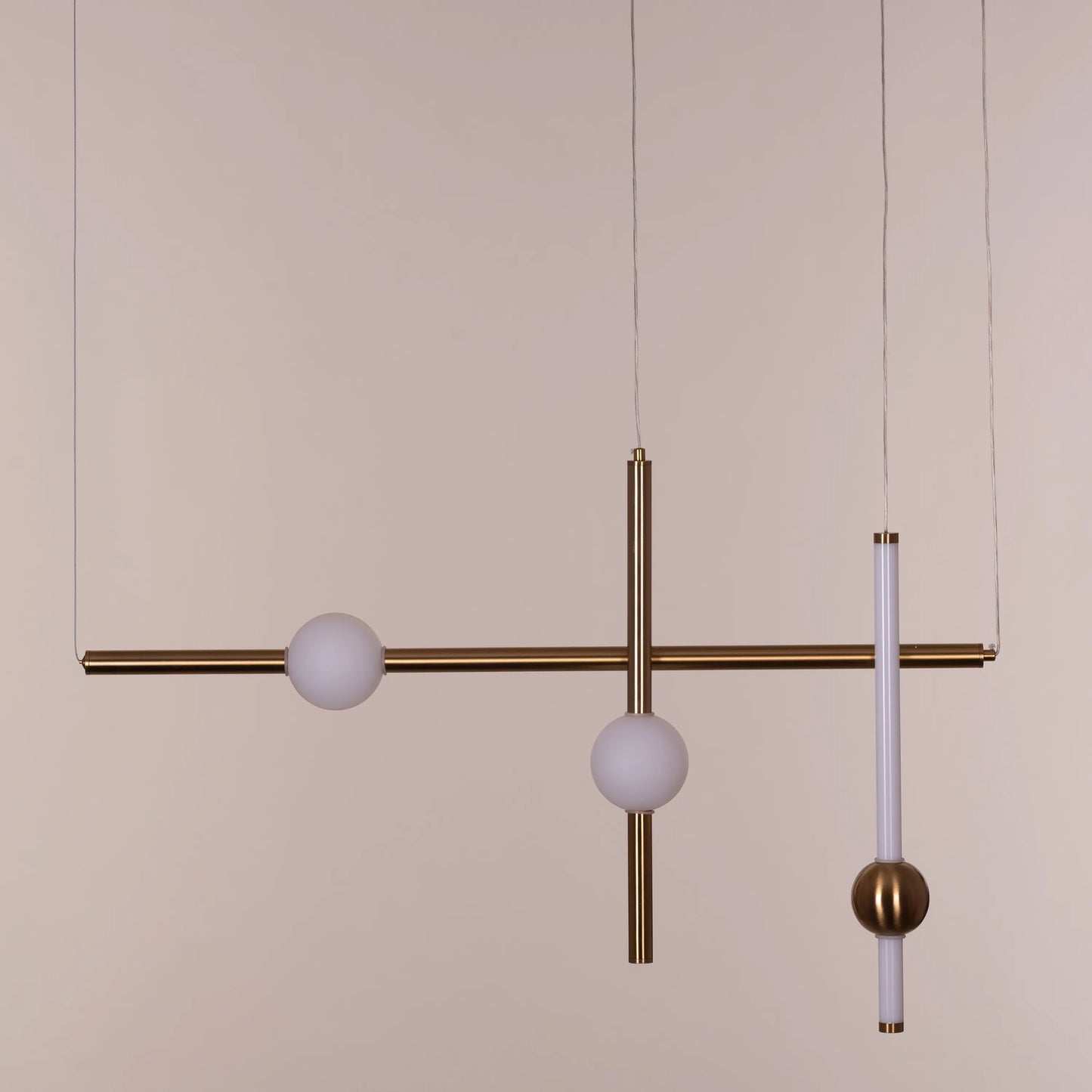 Sweet Dreams (Large, Gold, 3 Colour Built-In-LED) Chandelier