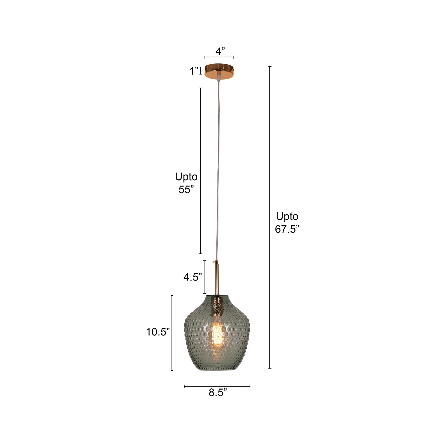 Sanctuary Glass Pendant Light