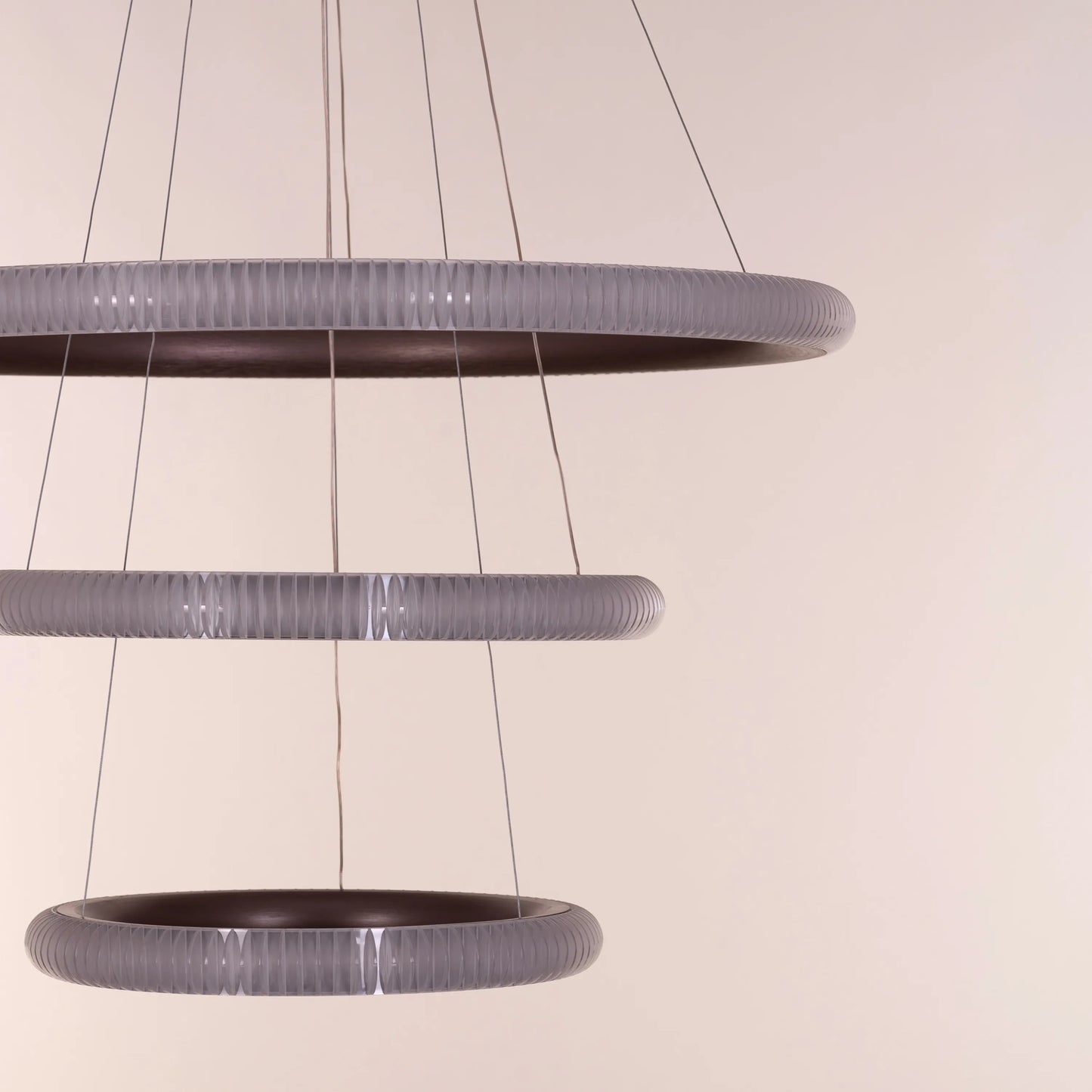 Dance All Night (Large, Brown, Dimmable LED with Remote Control) Chandelier