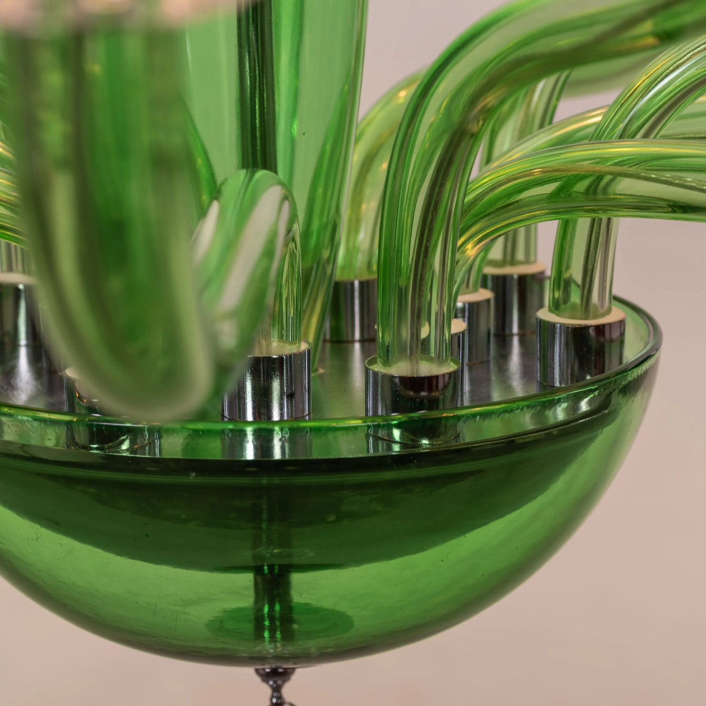 Made In Heaven (Large, Green, White) Glass Chandelier