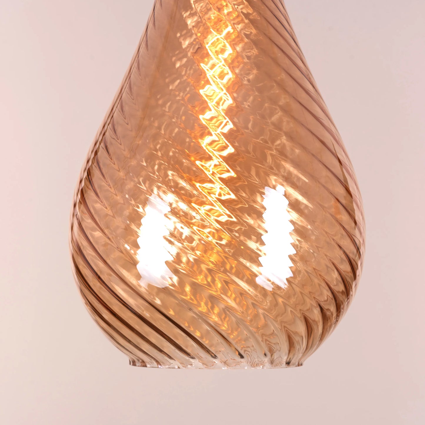 Keep My Love (Amber) Glass Pendant Light