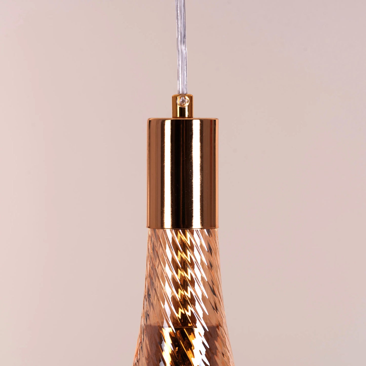 Keep My Love (Amber) Glass Pendant Light