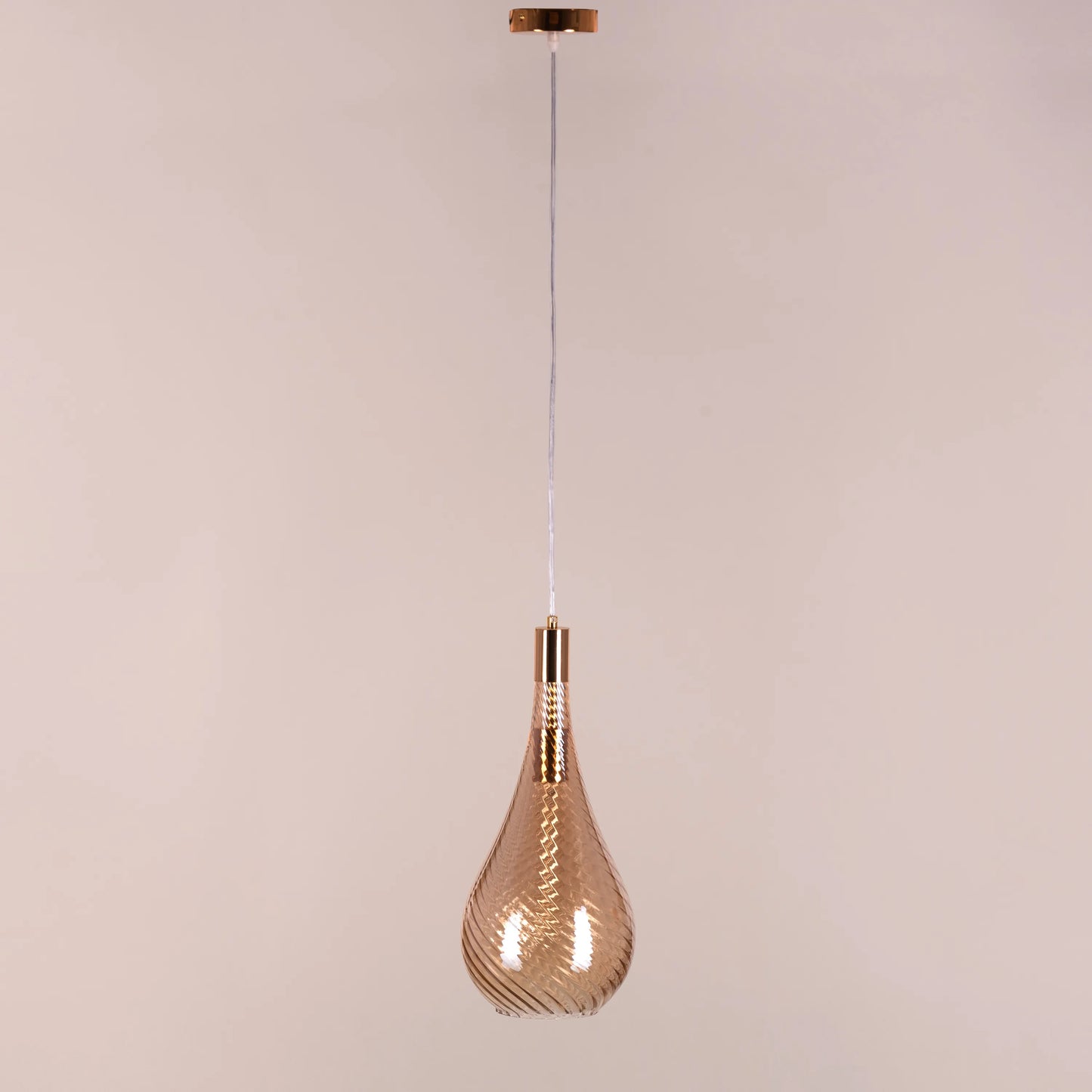 Keep My Love (Amber) Glass Pendant Light