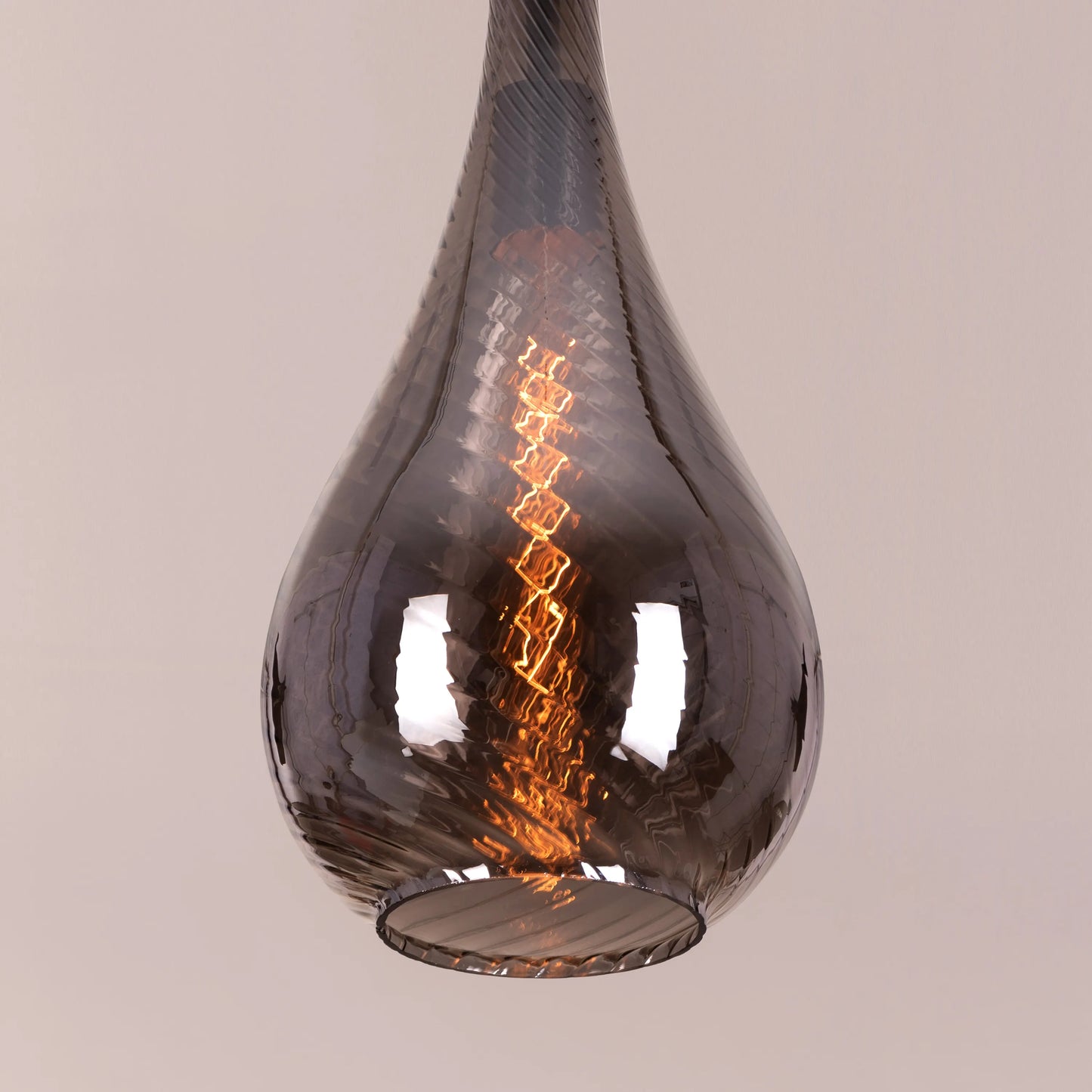 Keep My Love (Amber) Glass Pendant Light