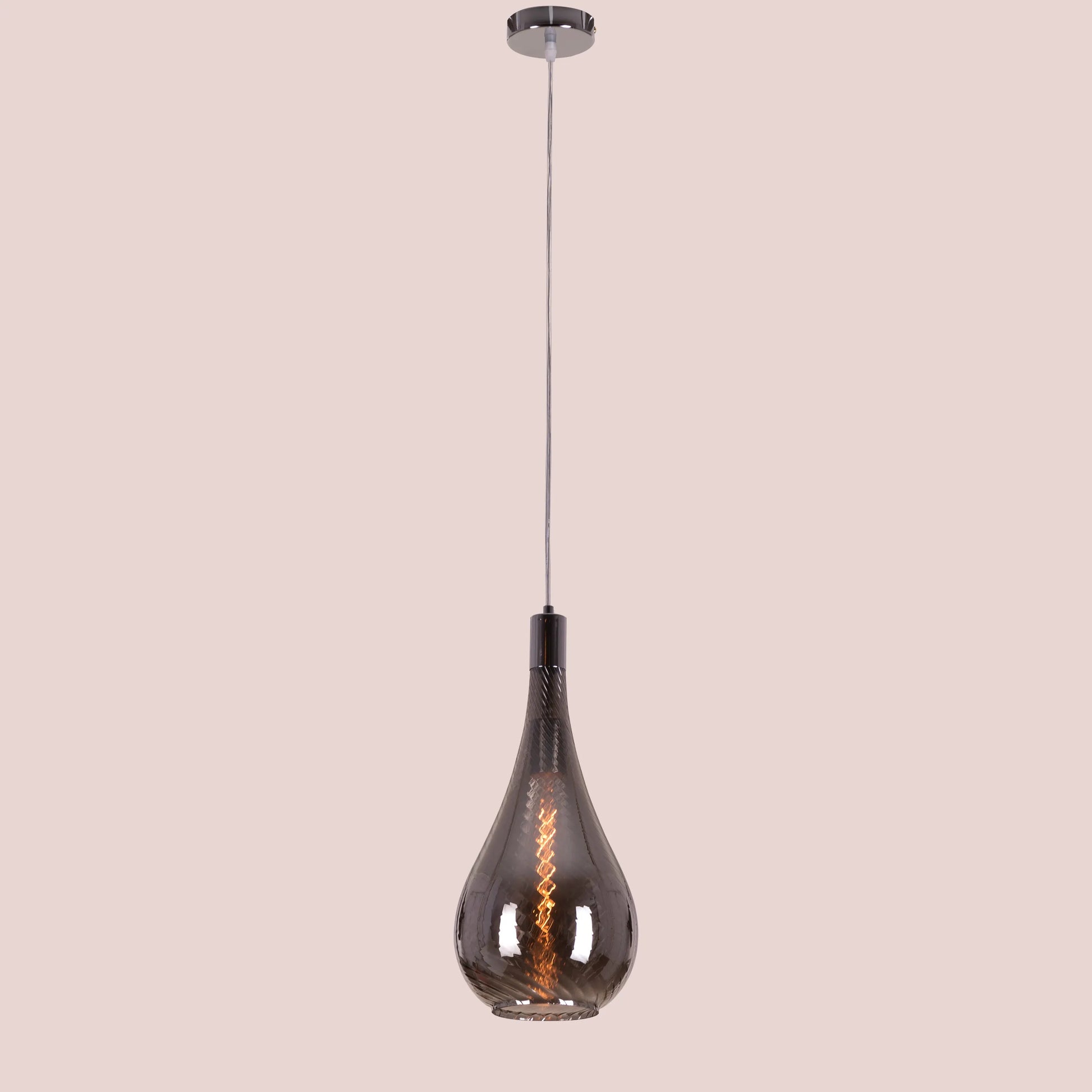 Contemporary Smokey Grey Pendant Light for a Romantic Touch – Keep My Love