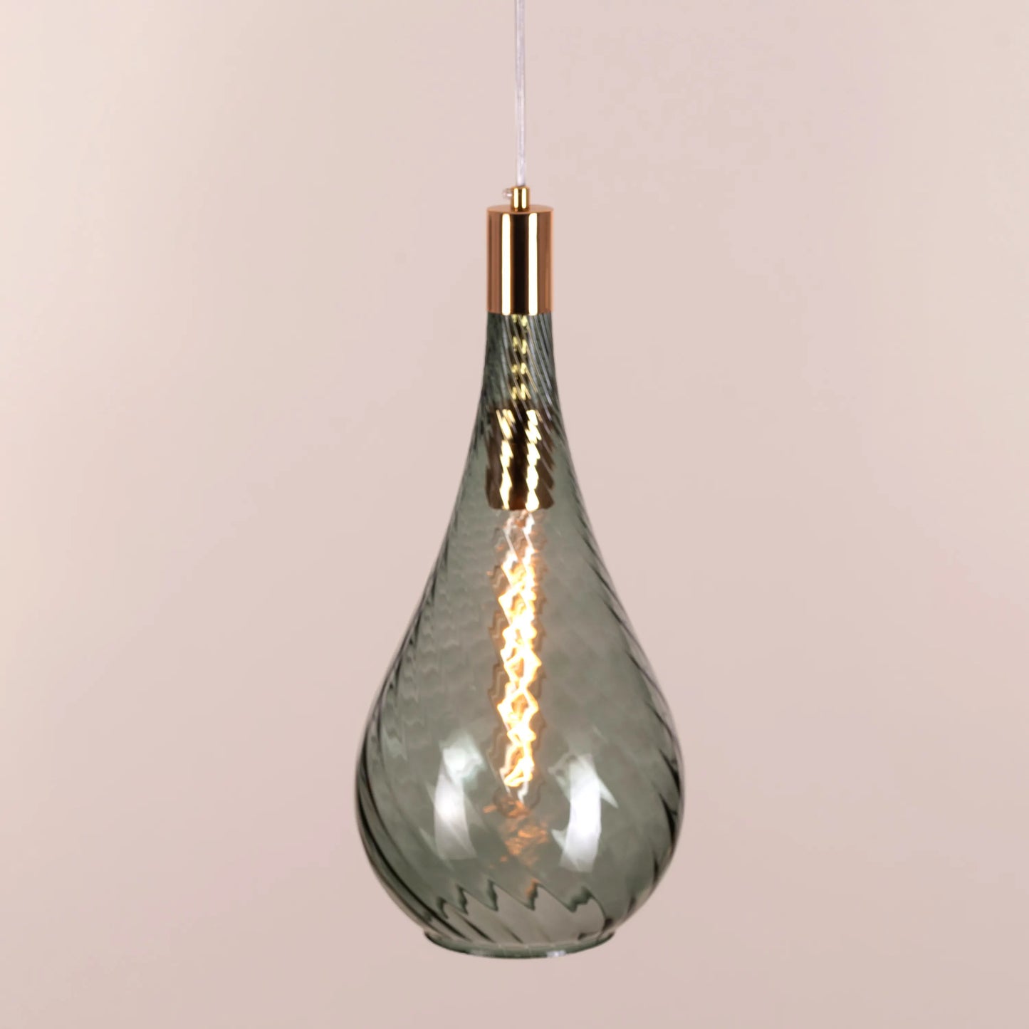 Keep My Love (Amber) Glass Pendant Light
