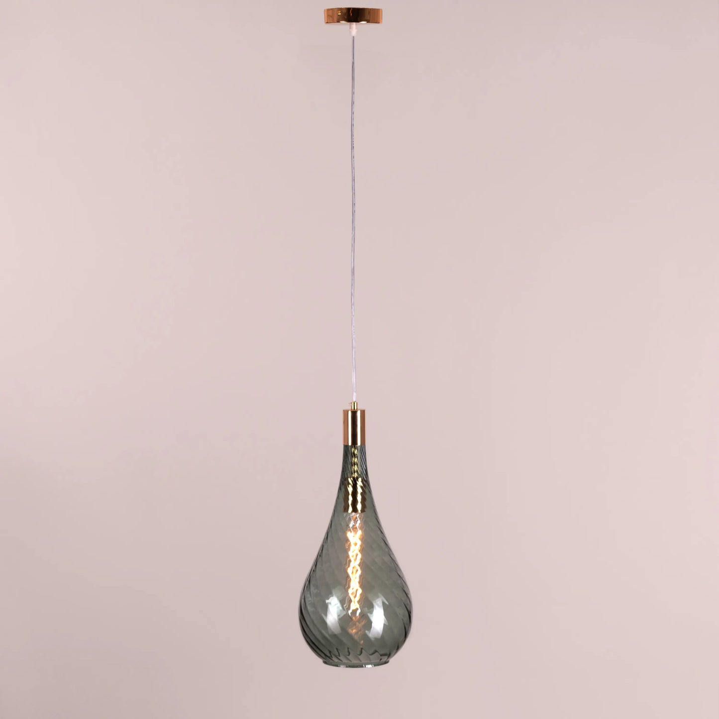 Keep My Love (Amber) Glass Pendant Light