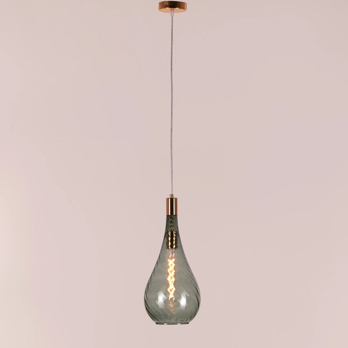 Keep My Love (Amber) Glass Pendant Light