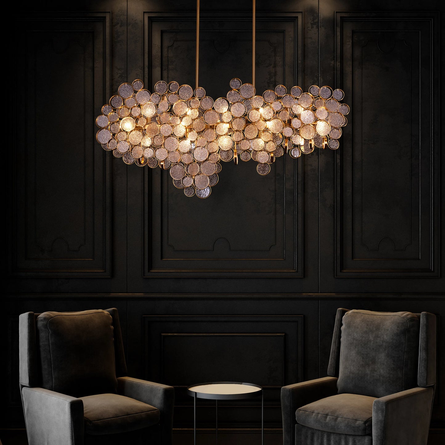 Louder Than Thunder Crystal Chandelier