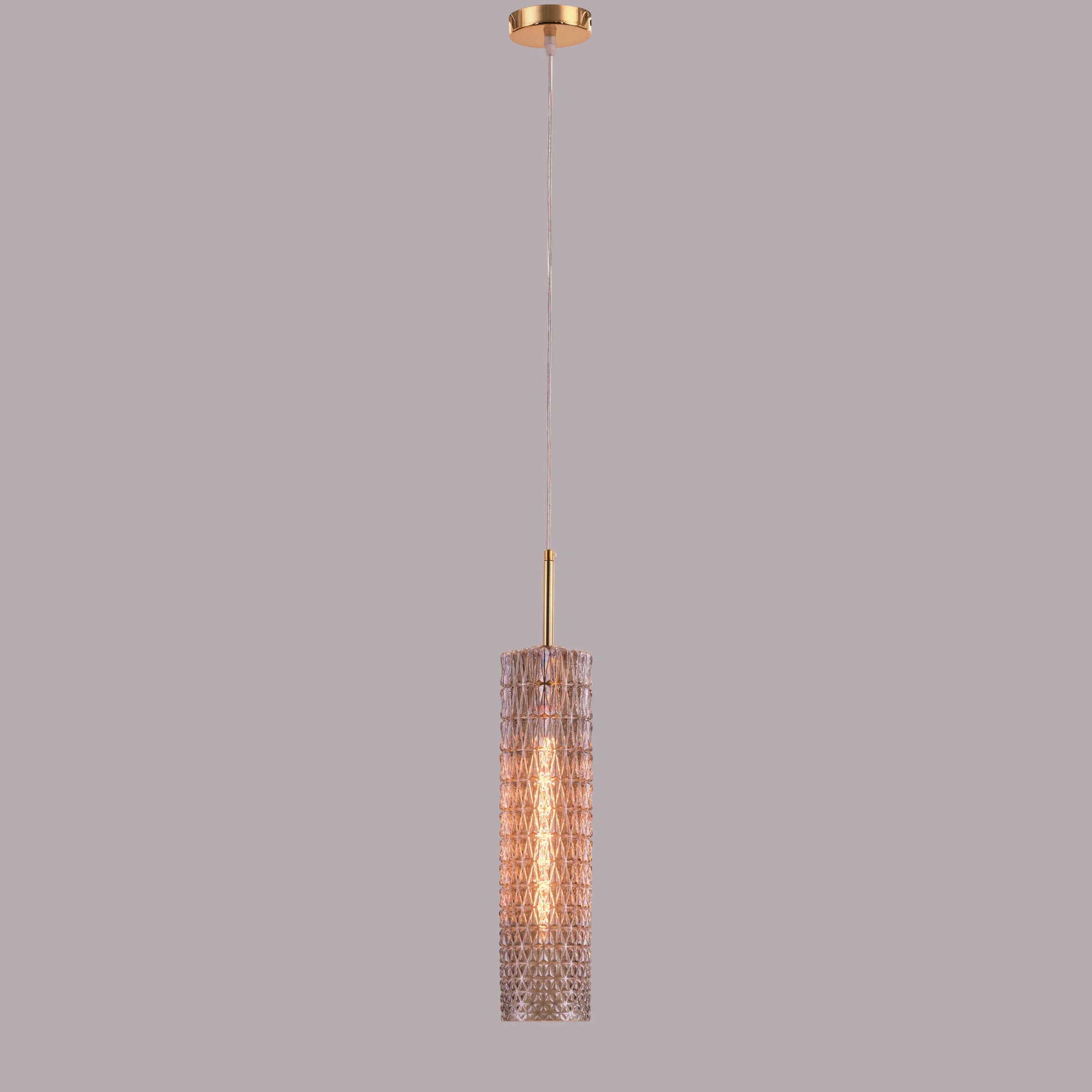 Modern Drops Of Dew Pendant Light in Amber Textured Glass for a Distinctive Look