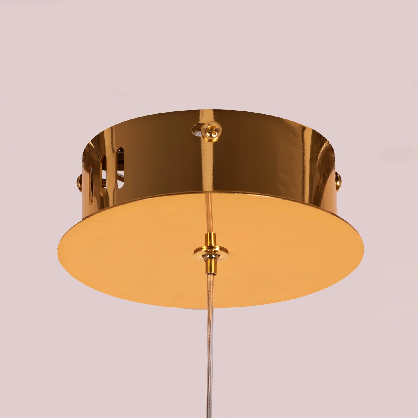 Tropical Treat (Gold, Built-In LED) Glass Pendant Light