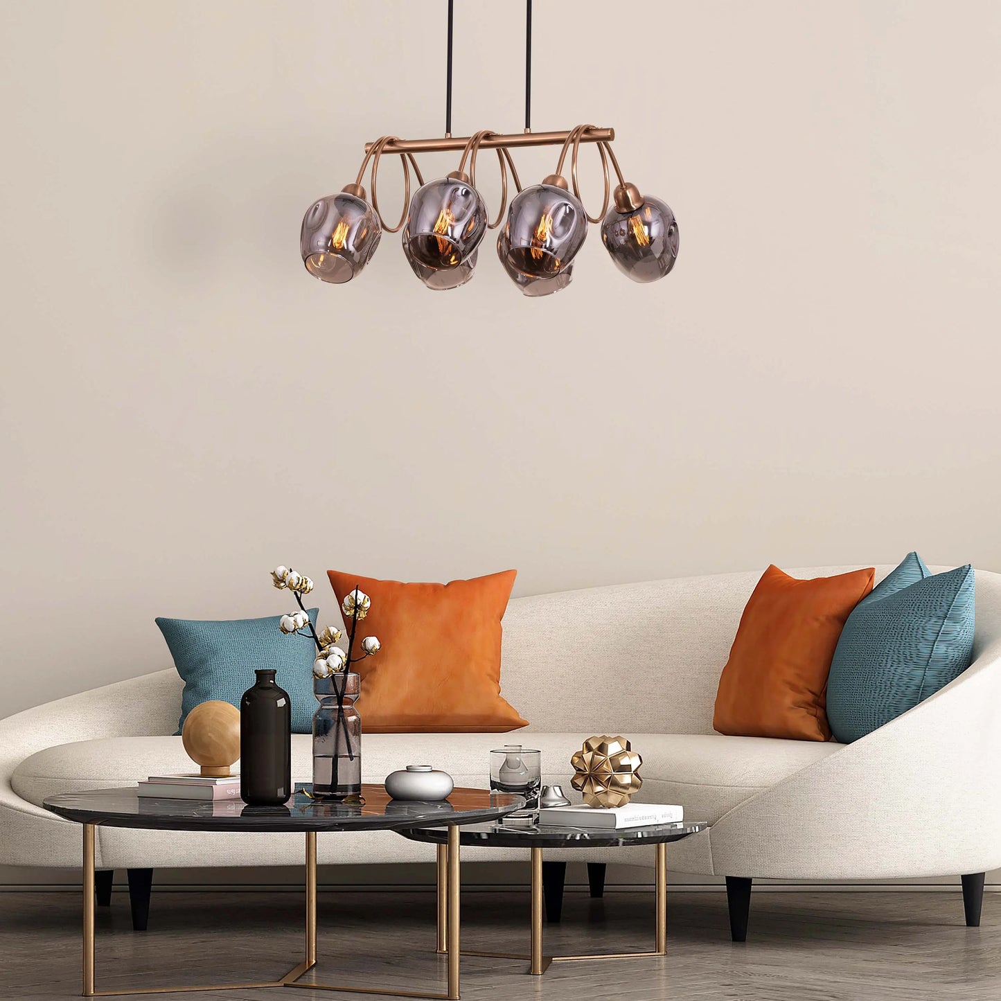 Mykonos Memories Glass Chandelier