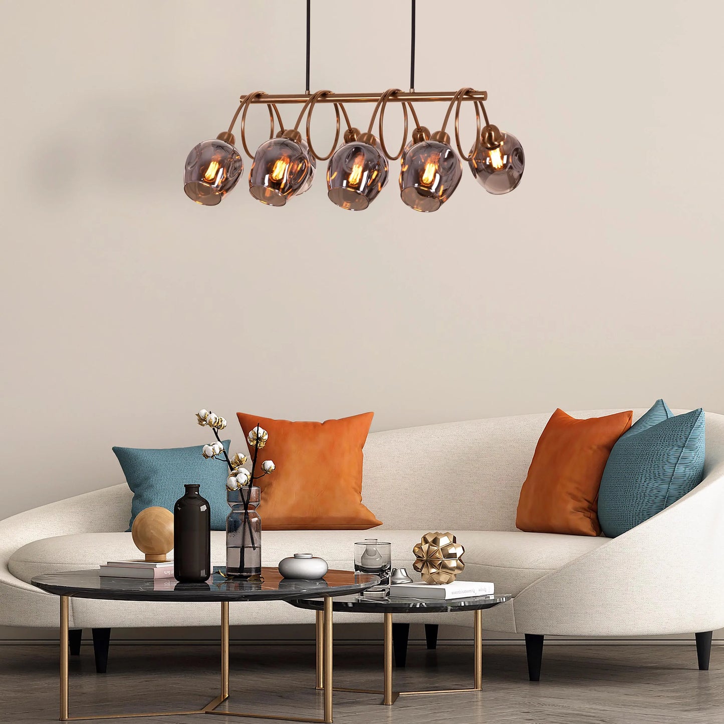 Mykonos Memories Glass Chandelier