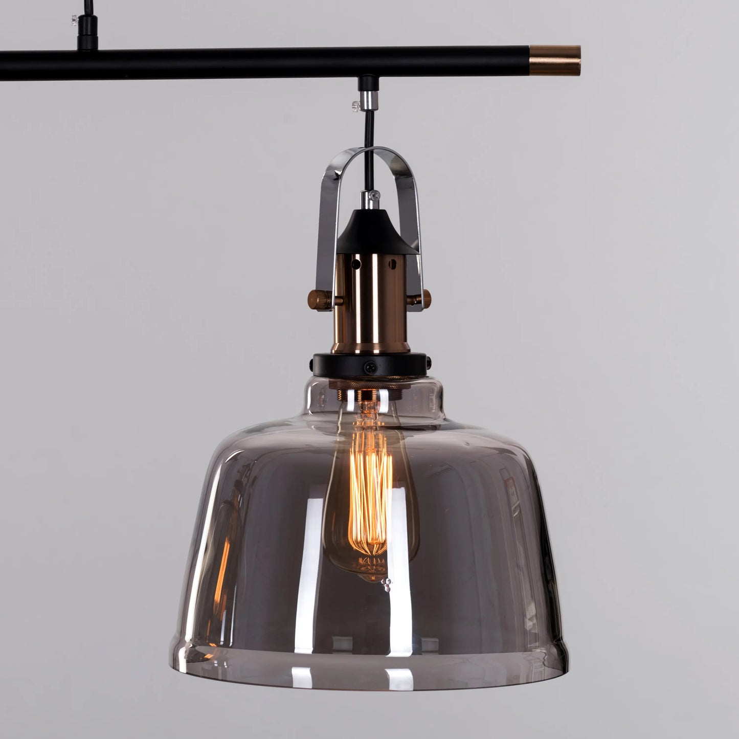 Royal Tea (Smokey Grey) Glass Pendant Light