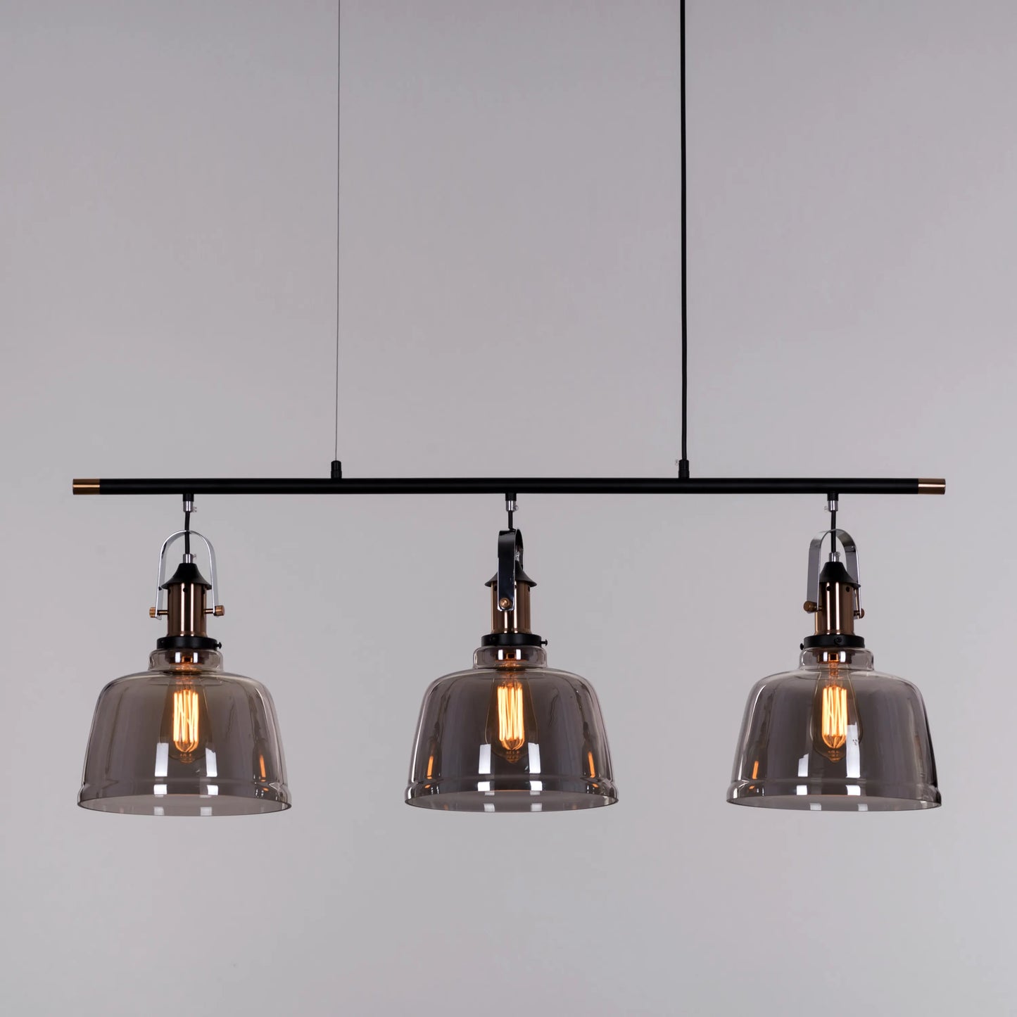 Royal Tea (Smokey Grey) Glass Pendant Light