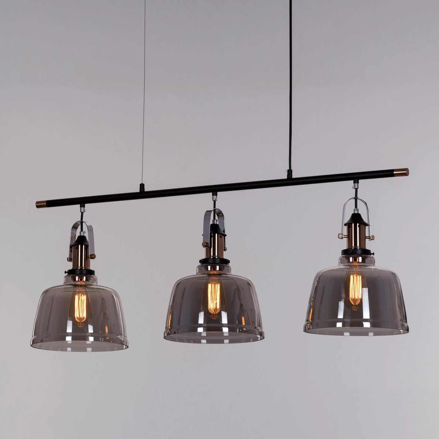 Royal Tea (Smokey Grey) Glass Pendant Light