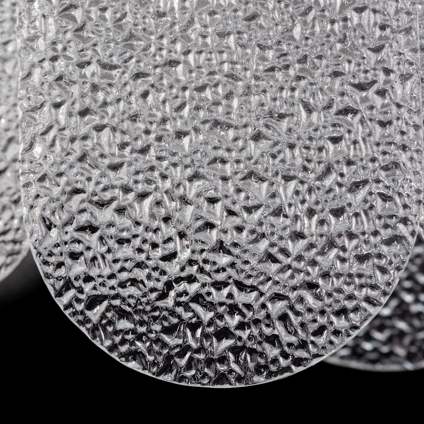 Join The Party Round Glass Chandelier