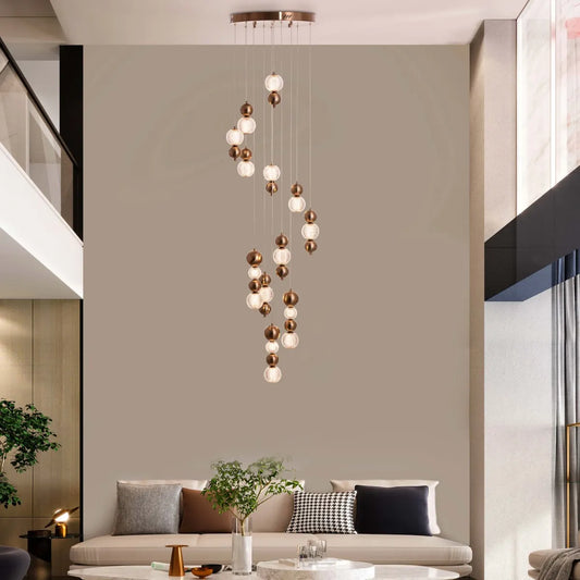 Meant For Me Chandelier in gold finish