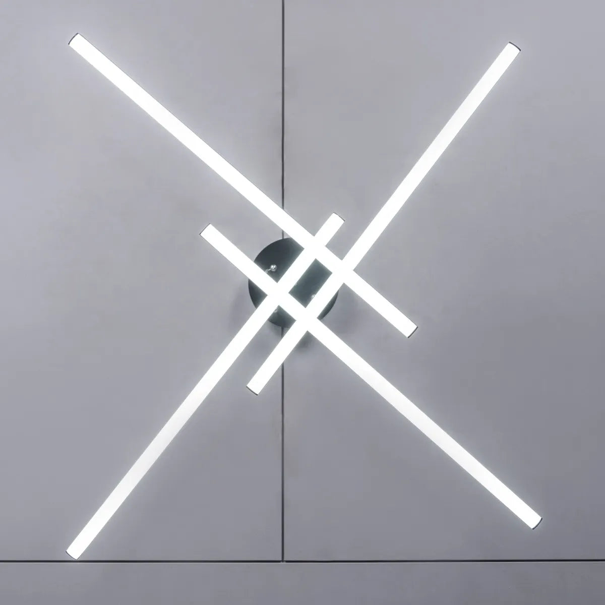 Medium-sized Daytime Dawn black chandelier with elegant LED lighting