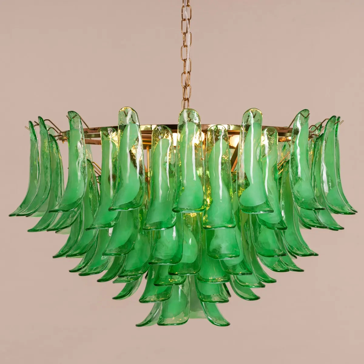 Somewhere In Barcelona Tinted Glass Chandelier